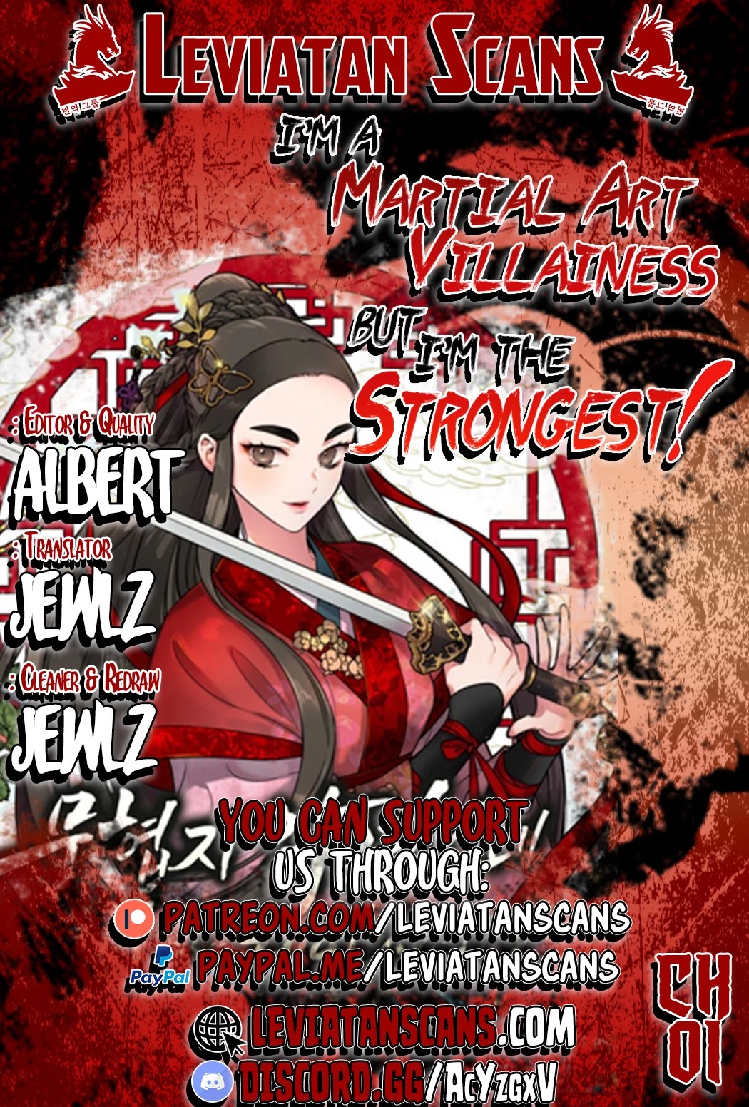 I’m a Martial Art Villainess, but I’m the Strongest! Chapter 1 page 1 - Chapter 1