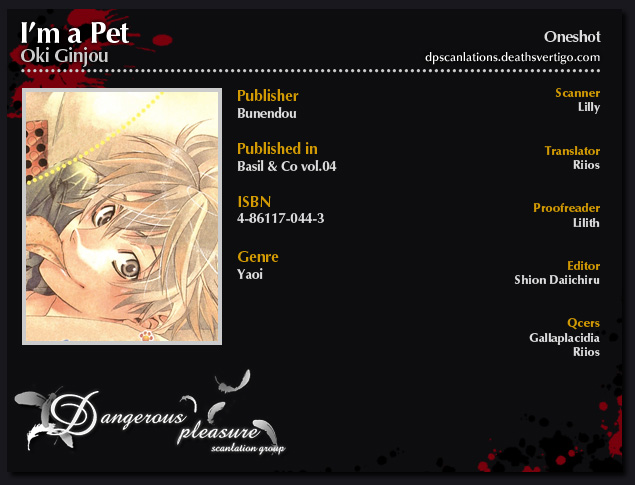I'm A Pet Chapter 0.2 page 3 - Chapter 0 v2 : [Oneshot]
