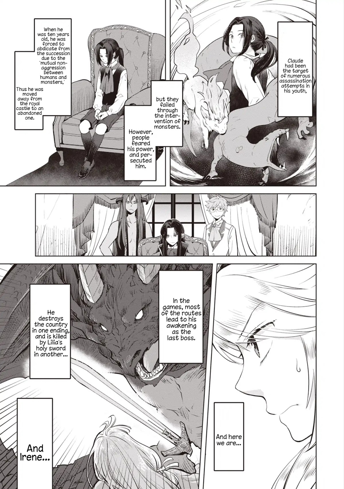 I’m a Villainous Daughter, so I’m going to keep the Last Boss Chapter 1 page 35 - Chapter 1