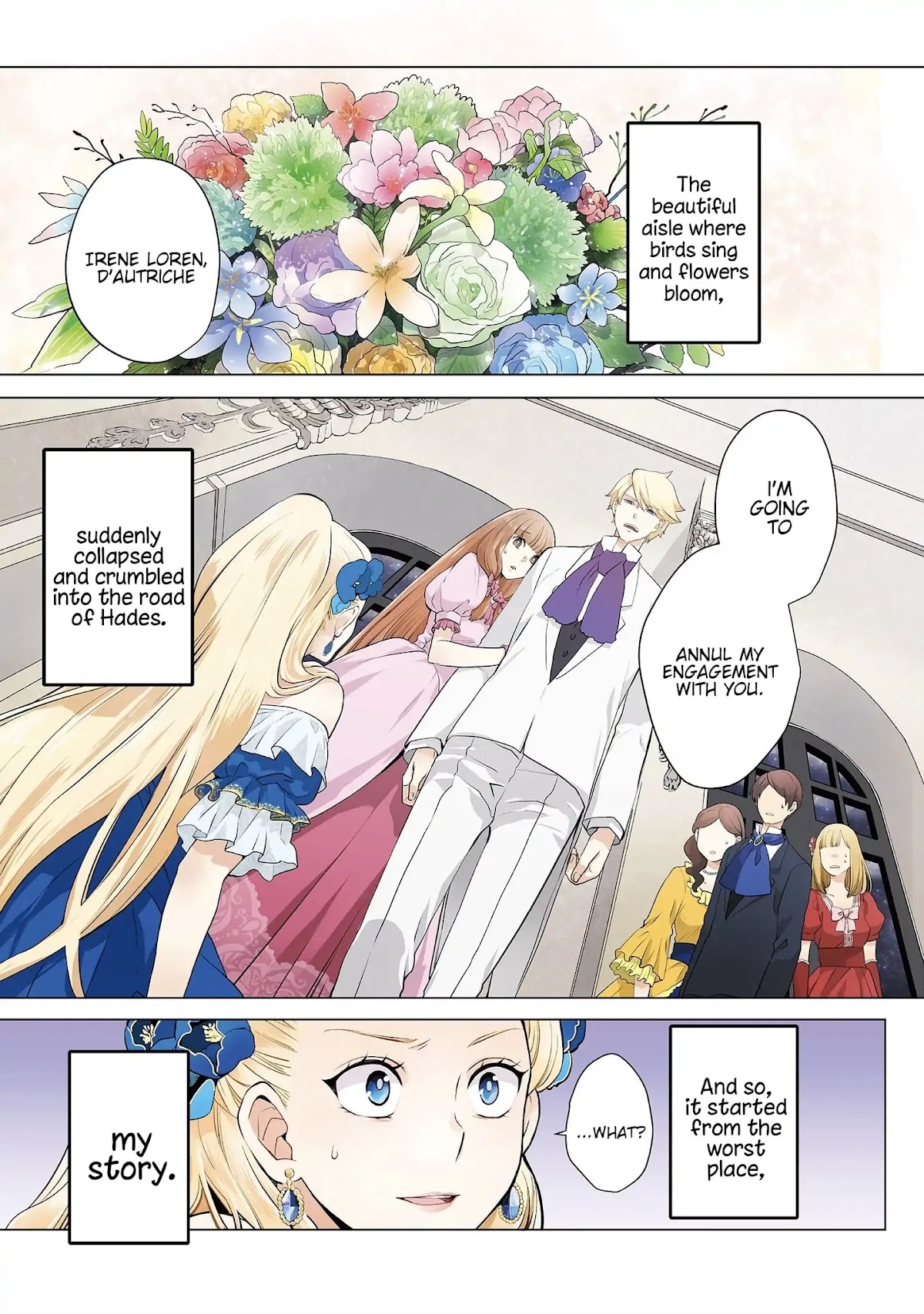 I’m a Villainous Daughter, so I’m going to keep the Last Boss Chapter 1 page 4 - Chapter 1