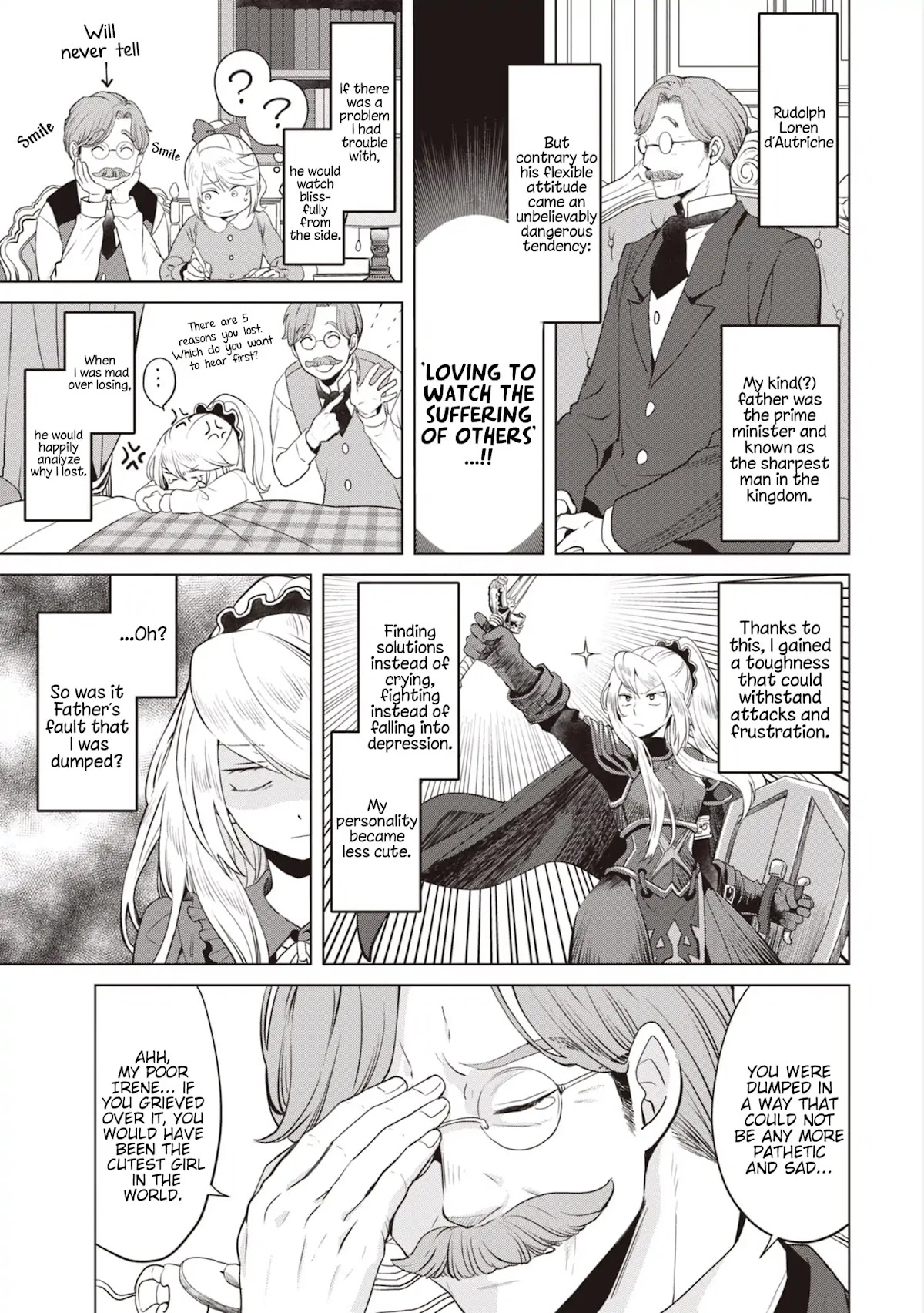 I’m a Villainous Daughter, so I’m going to keep the Last Boss Chapter 1 page 55 - Chapter 1