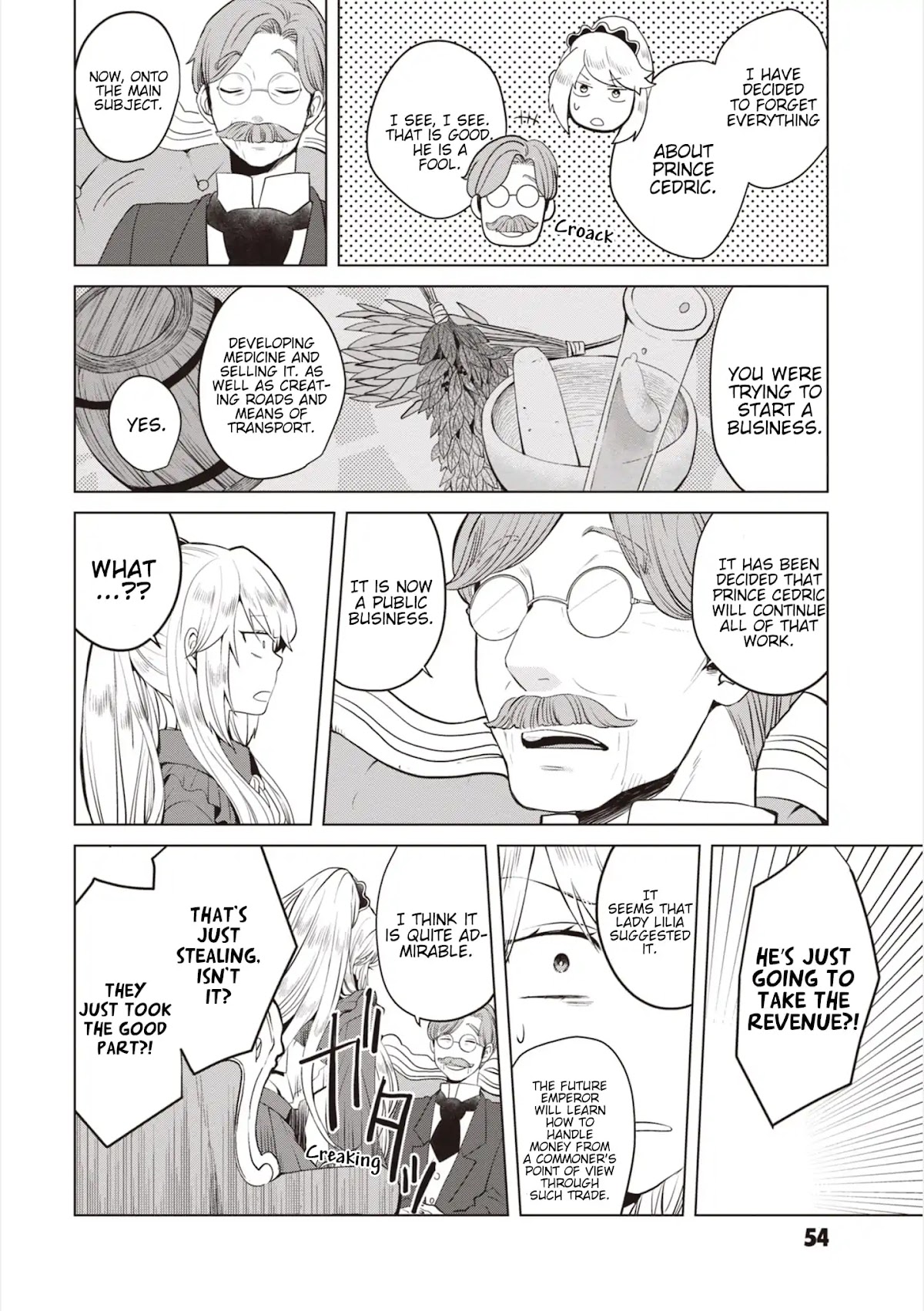 I’m a Villainous Daughter, so I’m going to keep the Last Boss Chapter 1 page 56 - Chapter 1