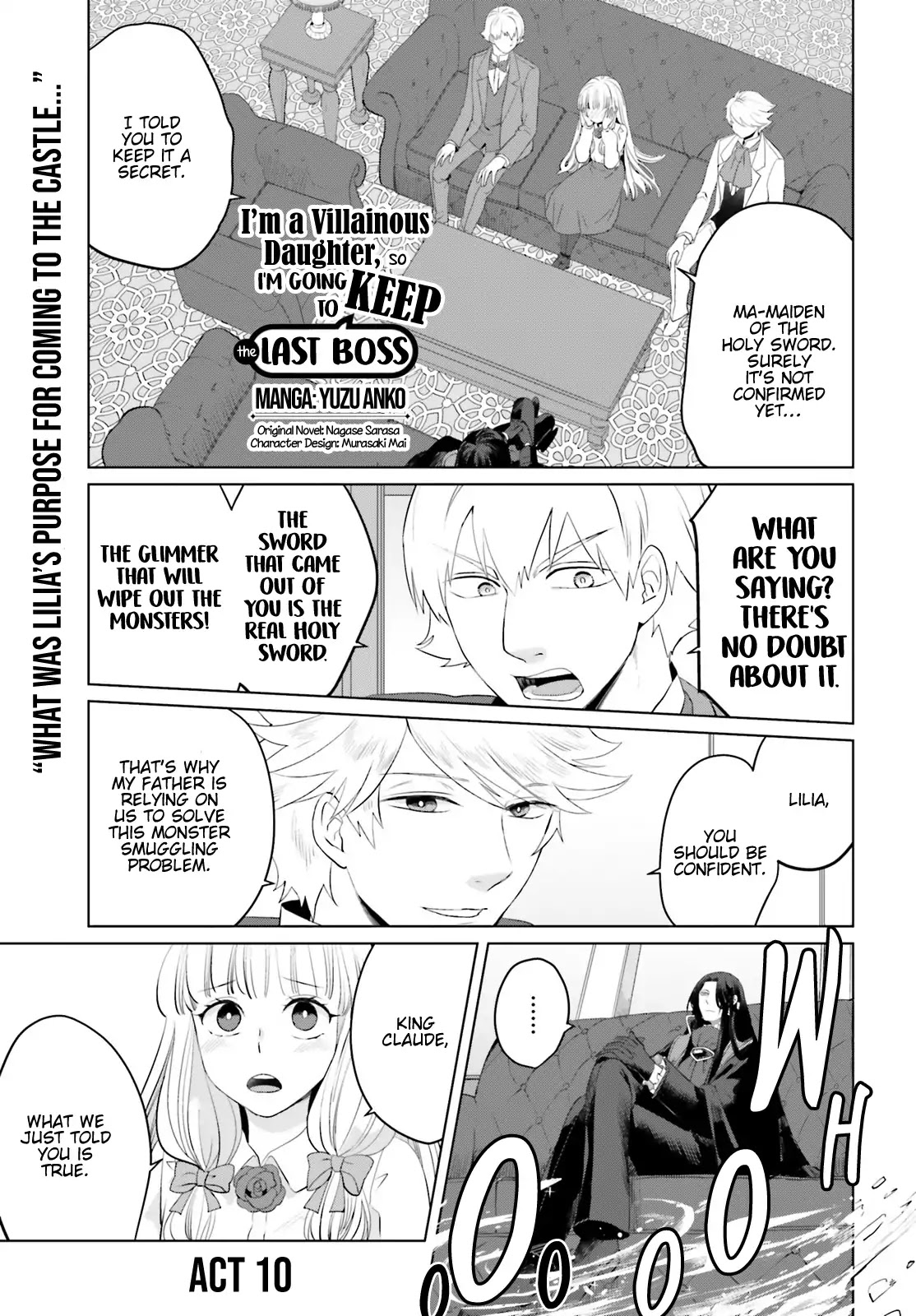 I’m a Villainous Daughter, so I’m going to keep the Last Boss Chapter 10 page 2 - Chapter 10