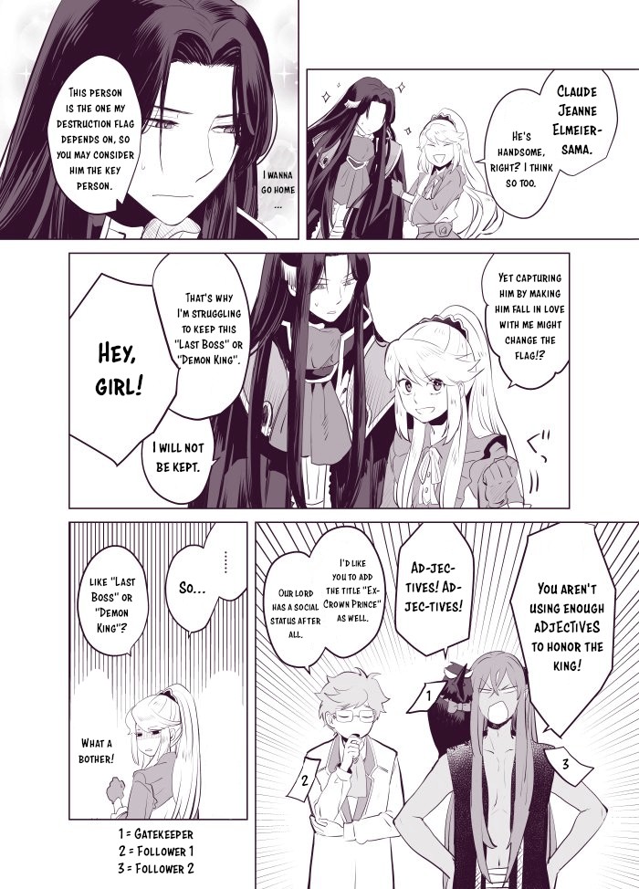 I’m a Villainous Daughter, so I’m going to keep the Last Boss Chapter 13.5 page 14 - Chapter 13.5: Volume 3 Extras + Twitter Extras