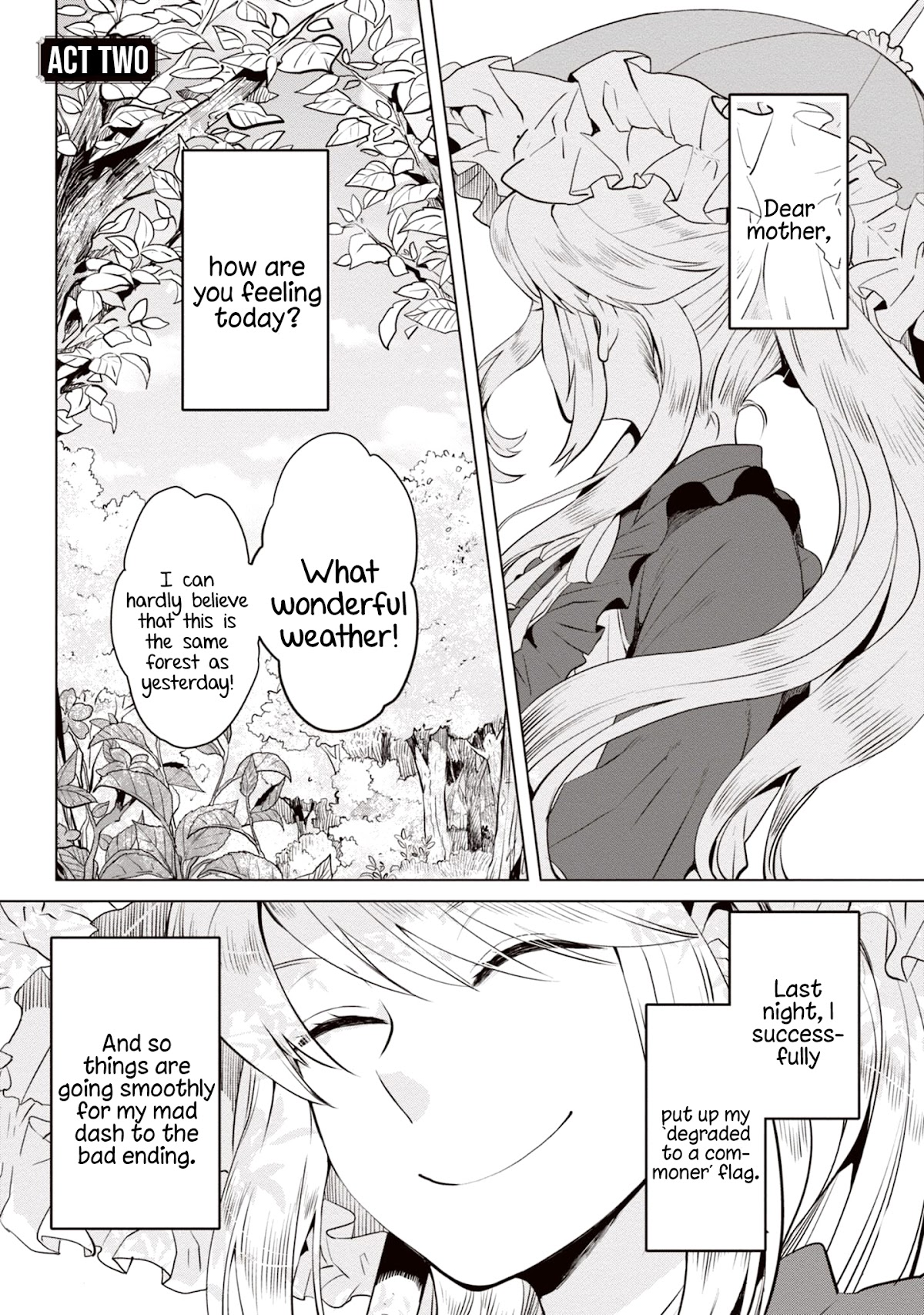 I’m a Villainous Daughter, so I’m going to keep the Last Boss Chapter 2 page 2 - Chapter 2