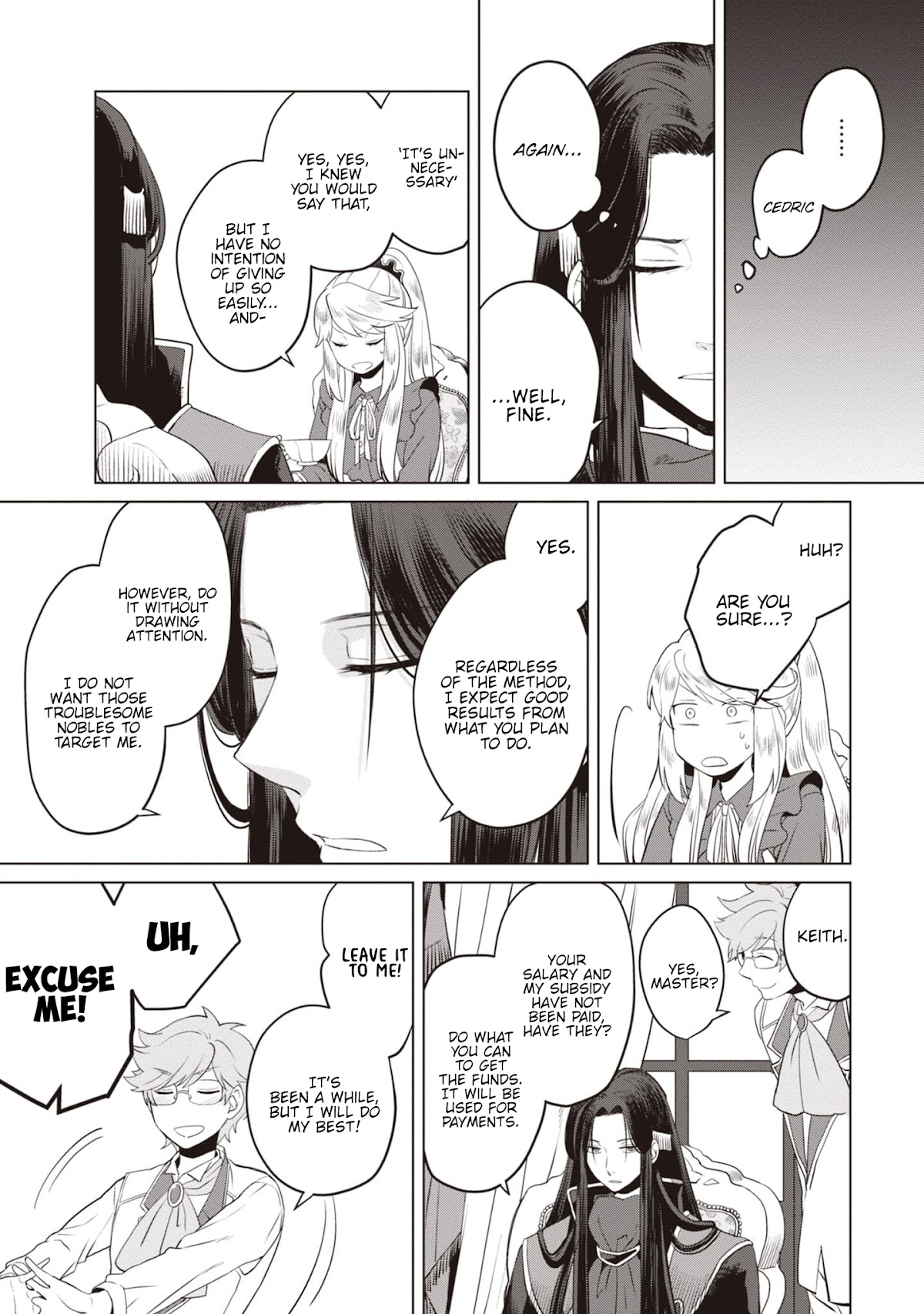 I’m a Villainous Daughter, so I’m going to keep the Last Boss Chapter 4 page 12 - Chapter 4