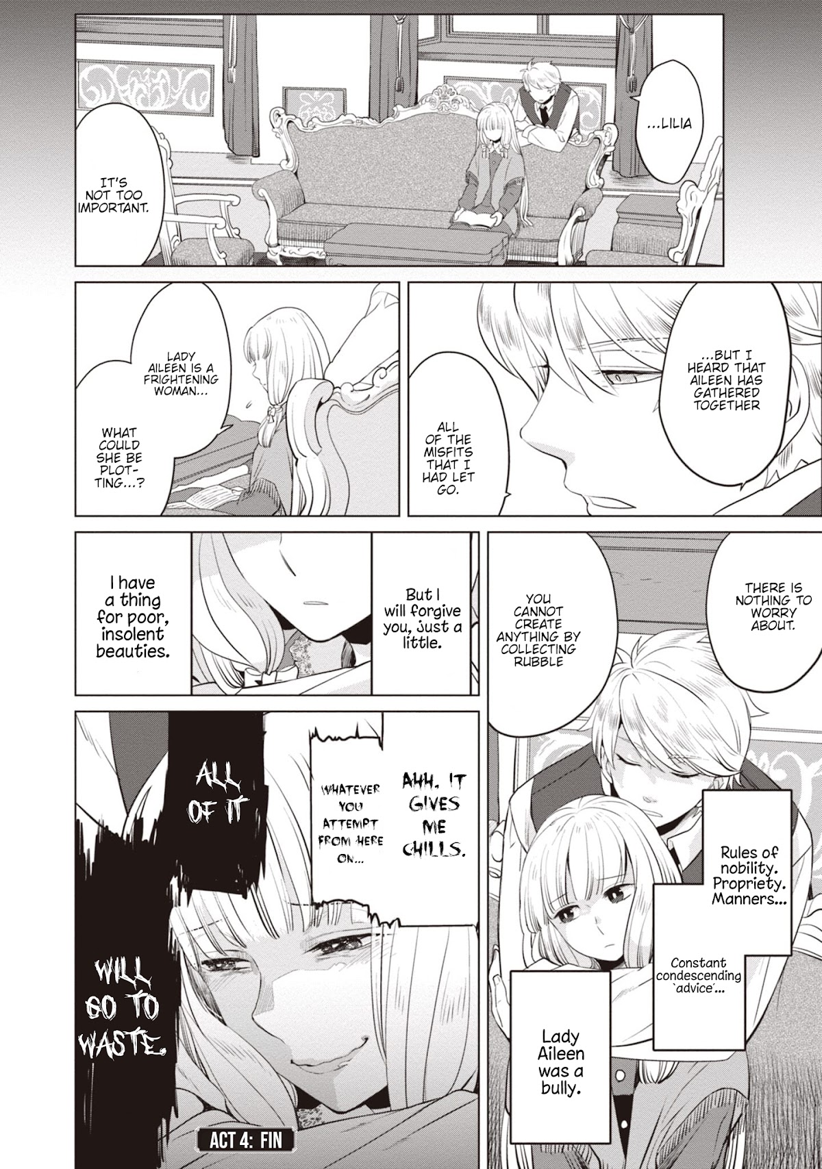 I’m a Villainous Daughter, so I’m going to keep the Last Boss Chapter 4 page 32 - Chapter 4