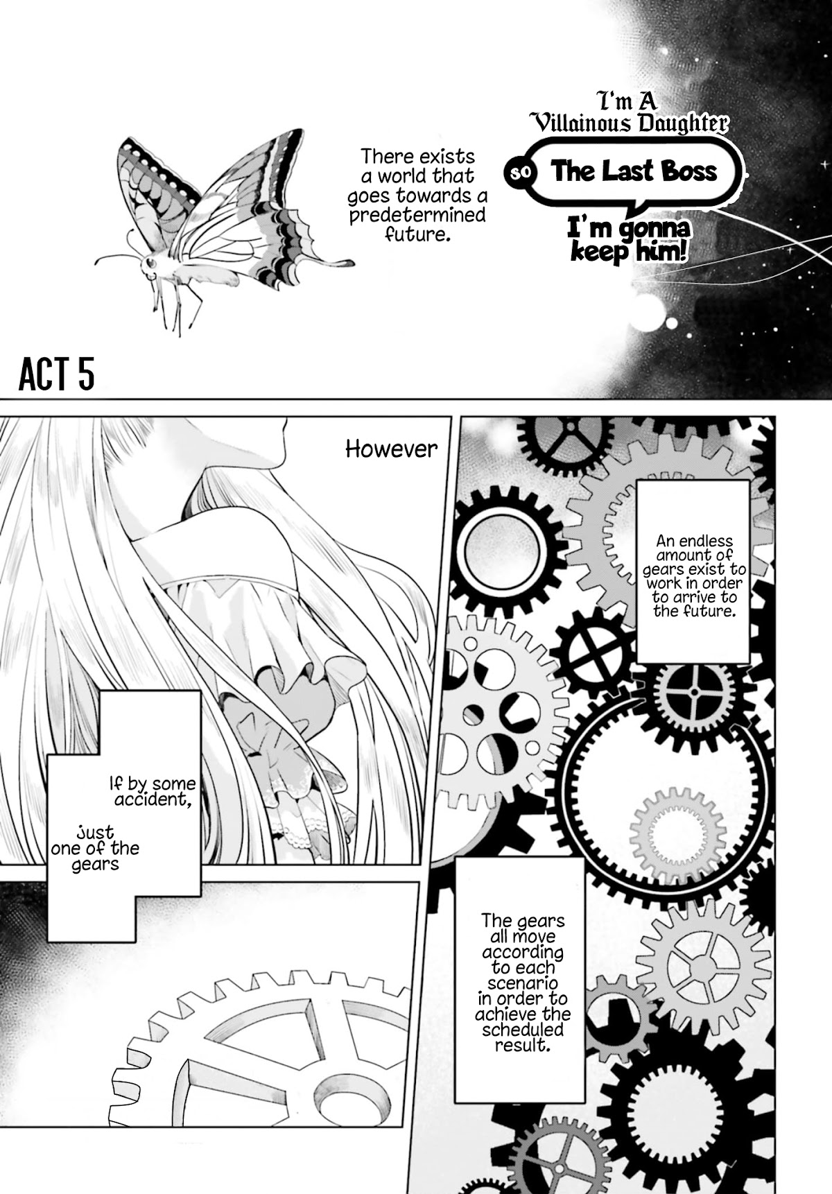 I’m a Villainous Daughter, so I’m going to keep the Last Boss Chapter 5 page 2 - Chapter 5