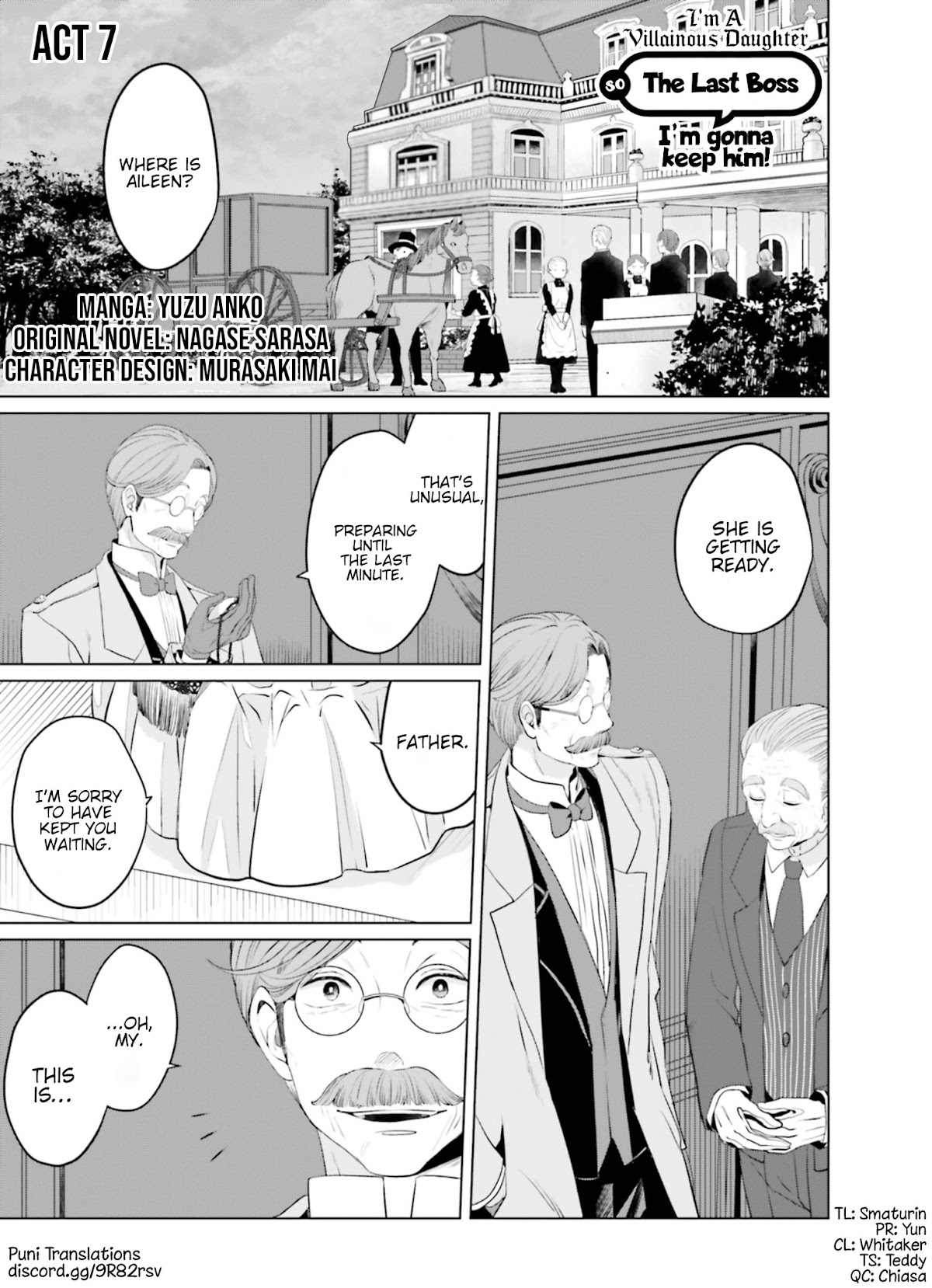 I’m a Villainous Daughter, so I’m going to keep the Last Boss Chapter 7 page 1 - Chapter 7