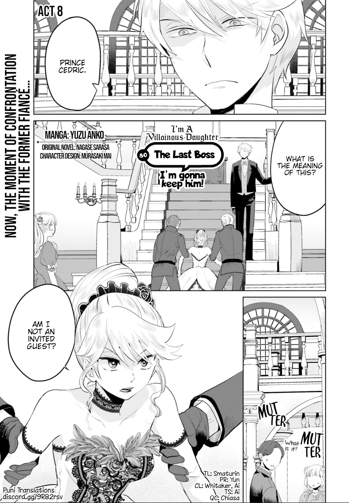 I’m a Villainous Daughter, so I’m going to keep the Last Boss Chapter 8 page 1 - Chapter 8