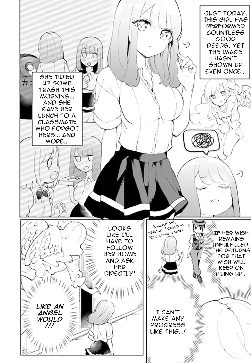 I'm an Elite Angel, But I'm Troubled By an Impregnable High School Girl Chapter 1 page 16 - Chapter 1: An Angel is Kissing a High School Girl