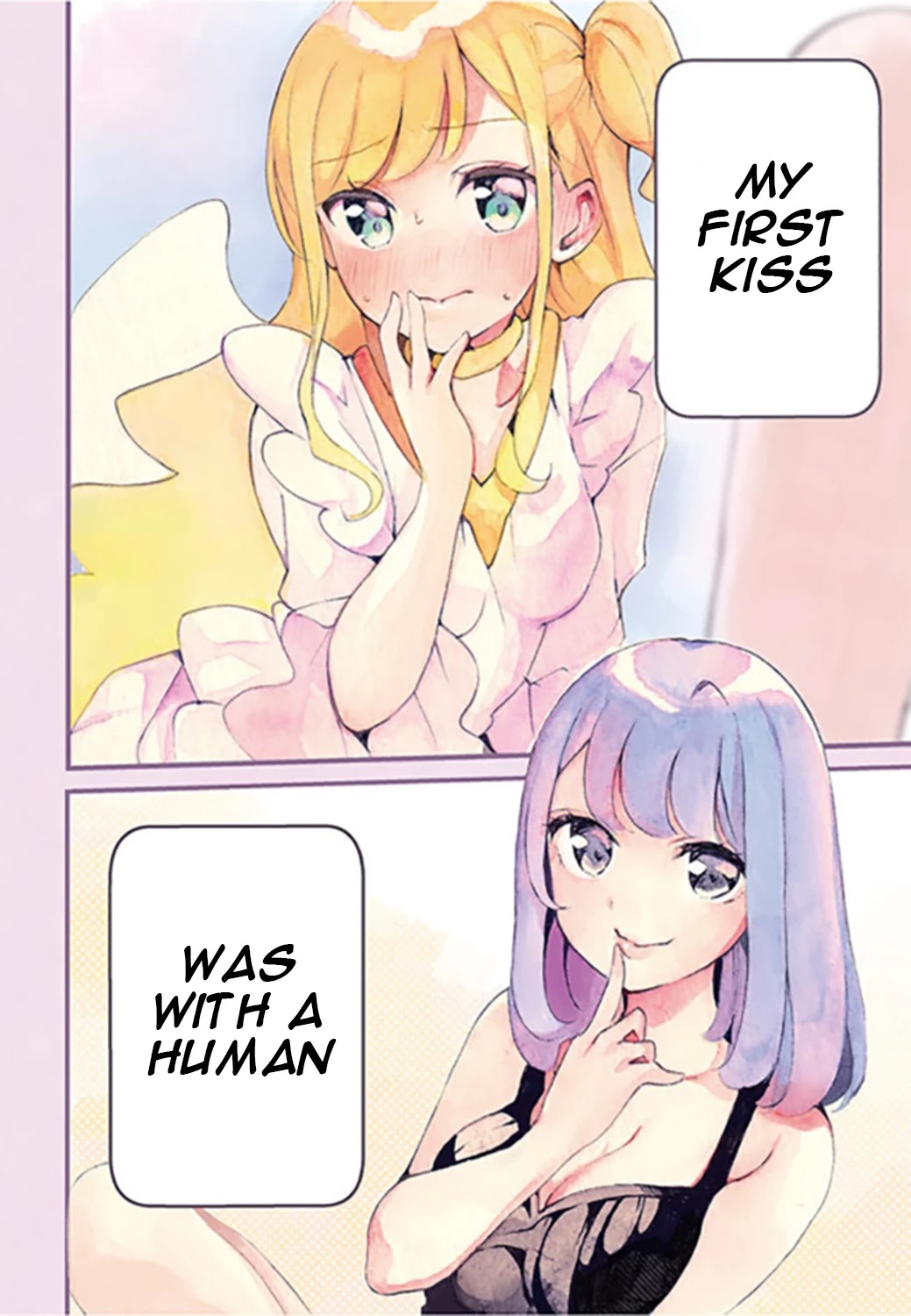 I'm an Elite Angel, But I'm Troubled By an Impregnable High School Girl Chapter 1 page 2 - Chapter 1: An Angel is Kissing a High School Girl