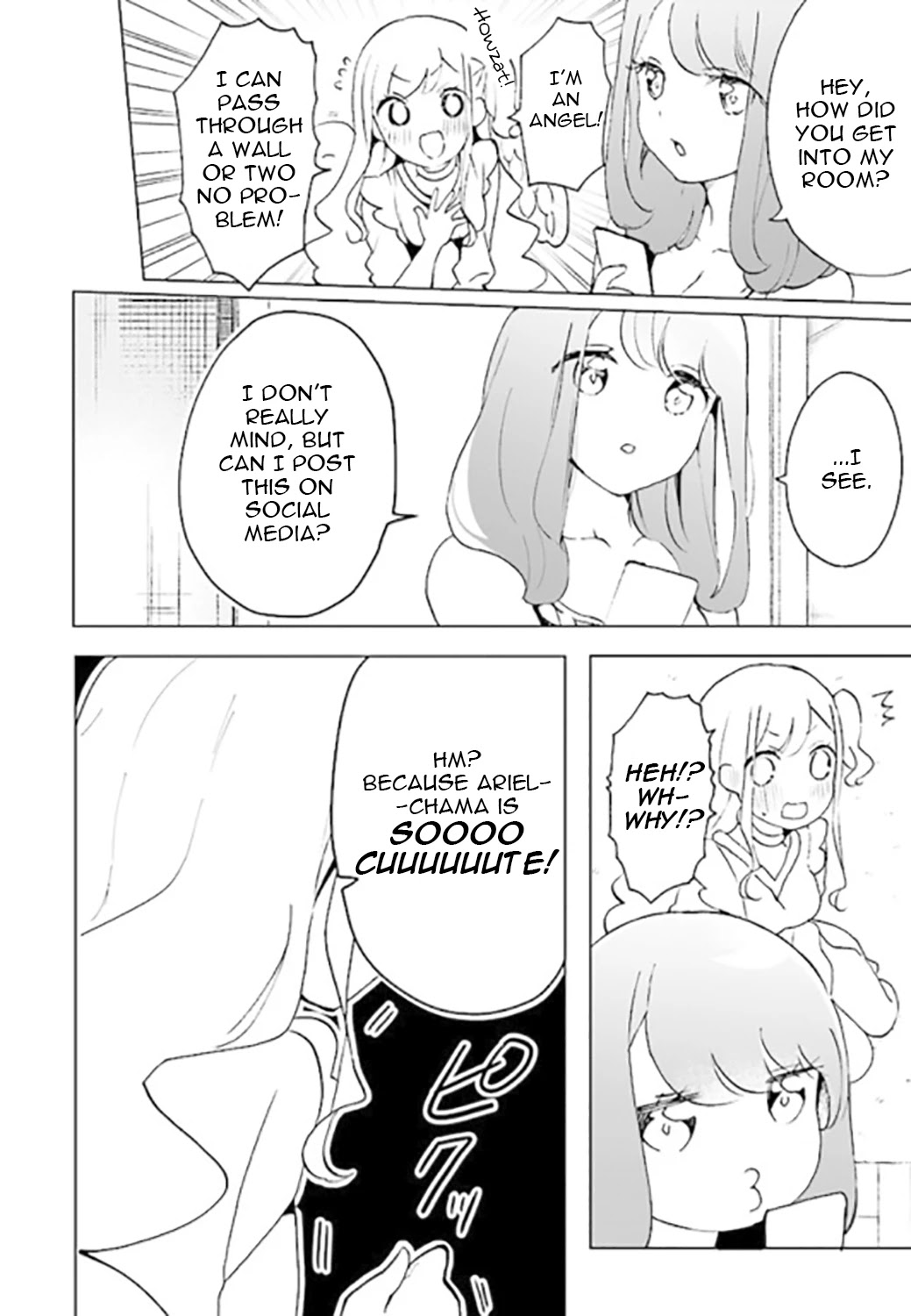 I'm an Elite Angel, But I'm Troubled By an Impregnable High School Girl Chapter 1 page 20 - Chapter 1: An Angel is Kissing a High School Girl