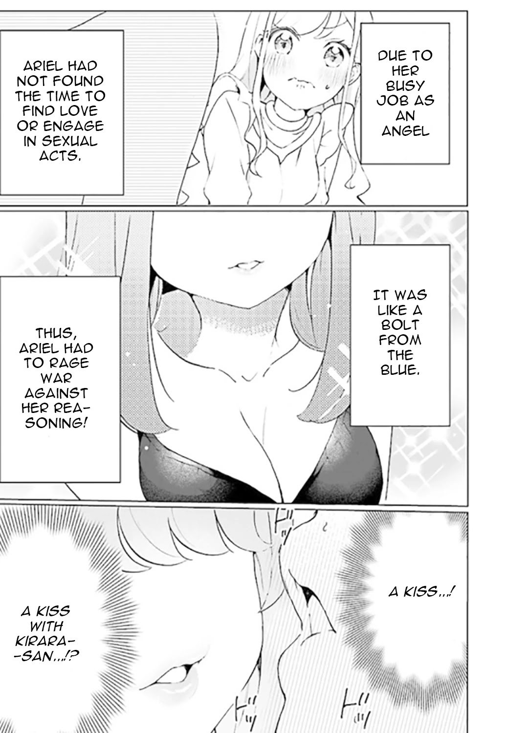 I'm an Elite Angel, But I'm Troubled By an Impregnable High School Girl Chapter 1 page 25 - Chapter 1: An Angel is Kissing a High School Girl