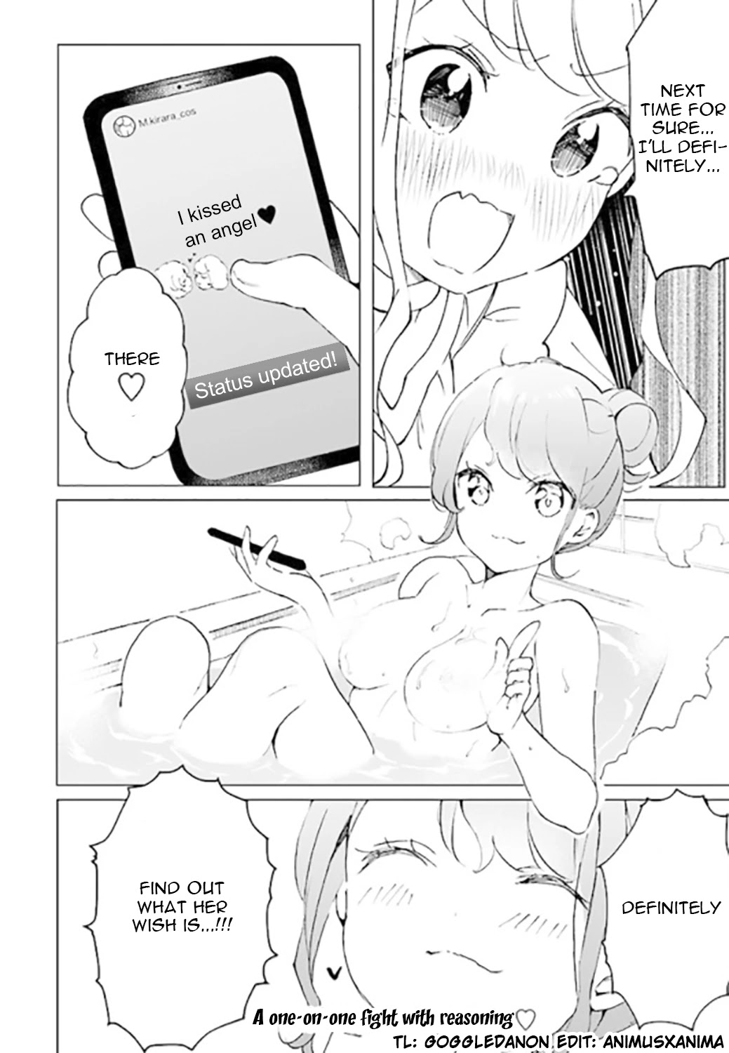 I'm an Elite Angel, But I'm Troubled By an Impregnable High School Girl Chapter 1 page 32 - Chapter 1: An Angel is Kissing a High School Girl