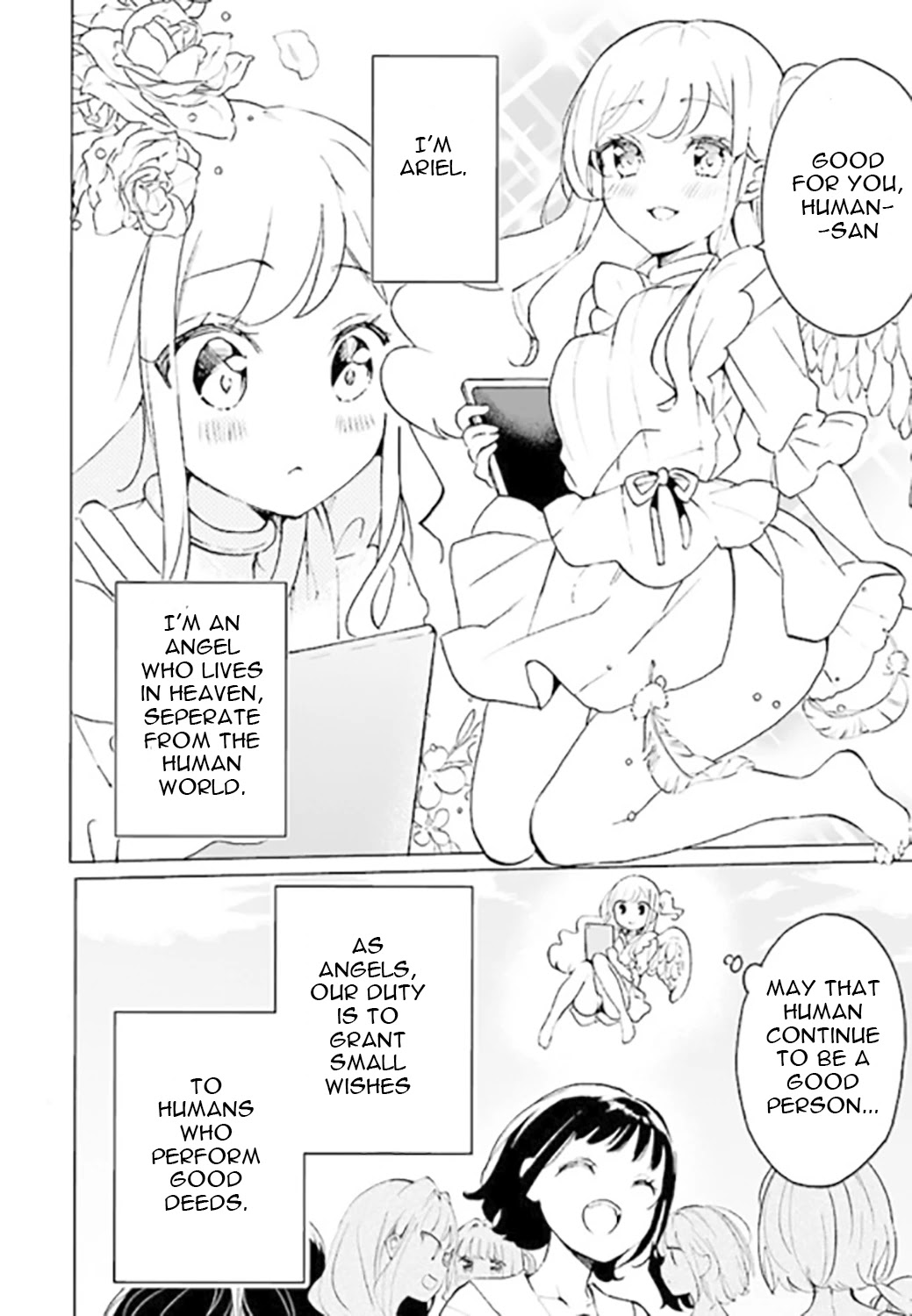 I'm an Elite Angel, But I'm Troubled By an Impregnable High School Girl Chapter 1 page 6 - Chapter 1: An Angel is Kissing a High School Girl