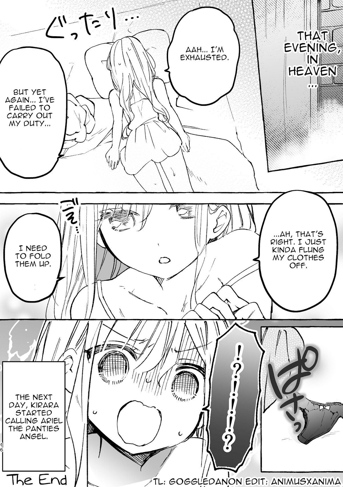 I'm an Elite Angel, But I'm Troubled By an Impregnable High School Girl Chapter 10.5 page 11 - Chapter 10.5: For Some Reason, the Angel and High Schooler Are Taking a Bath Together (Extra)