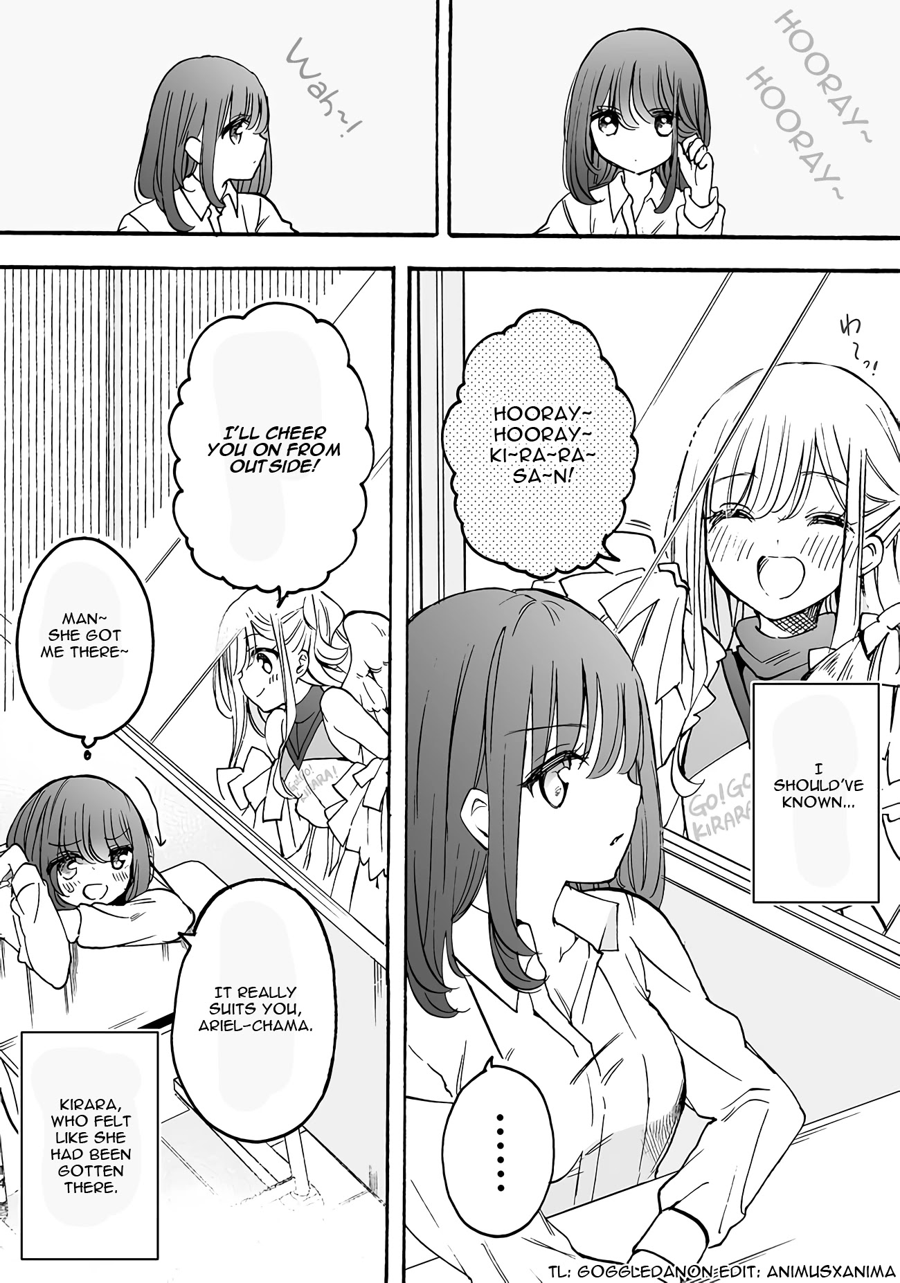 I'm an Elite Angel, But I'm Troubled By an Impregnable High School Girl Chapter 12.7 page 4 - Chapter 12.7: The Angel Wants to Support