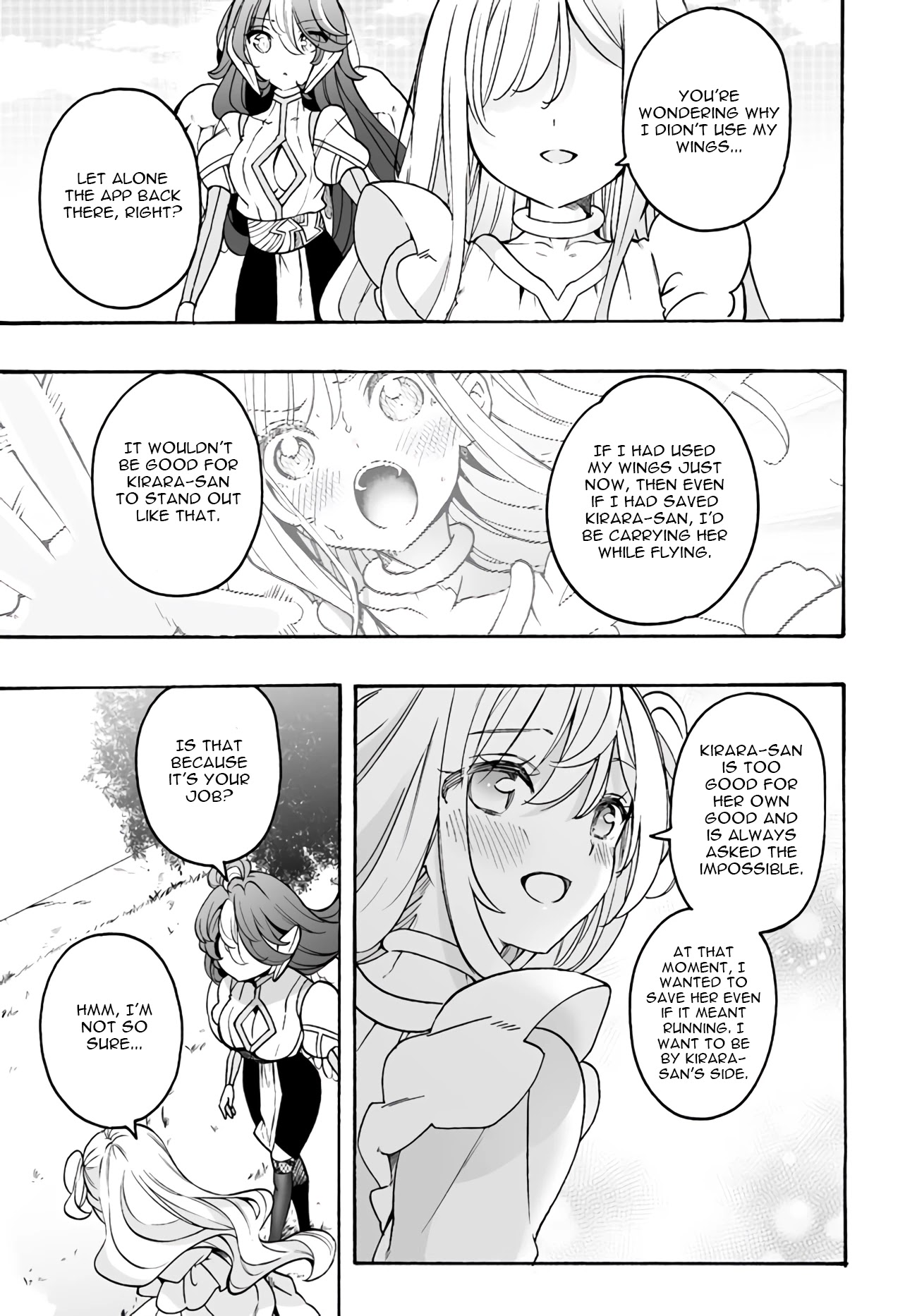 I'm an Elite Angel, But I'm Troubled By an Impregnable High School Girl Chapter 13.2 page 4 - Chapter 13.2: The Rival is an Elite Angel! (Part 2-2)