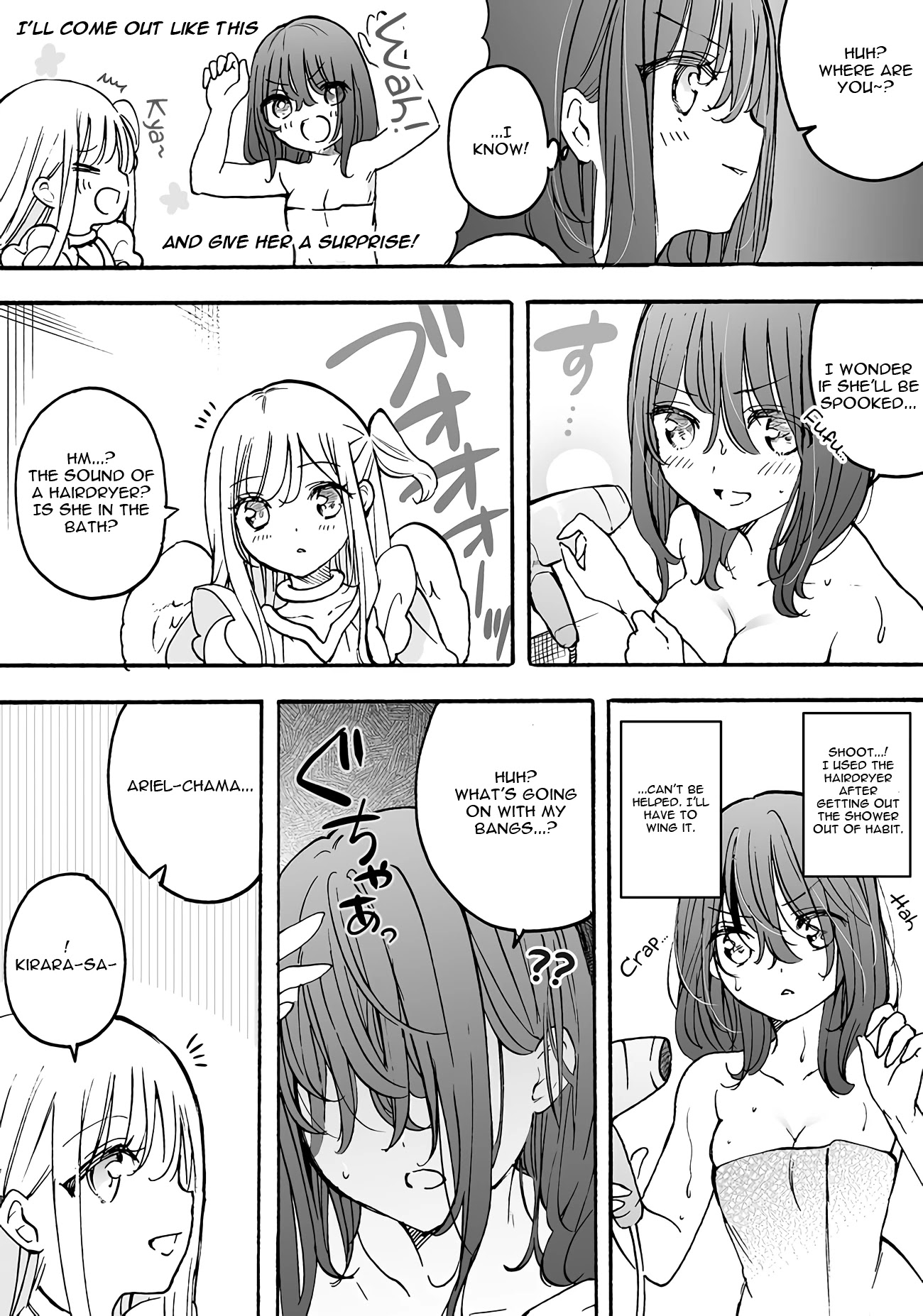 I'm an Elite Angel, But I'm Troubled By an Impregnable High School Girl Chapter 13.5 page 2 - Chapter 13.5: Extra 6: The Angel Has a Terrifying Experience!?