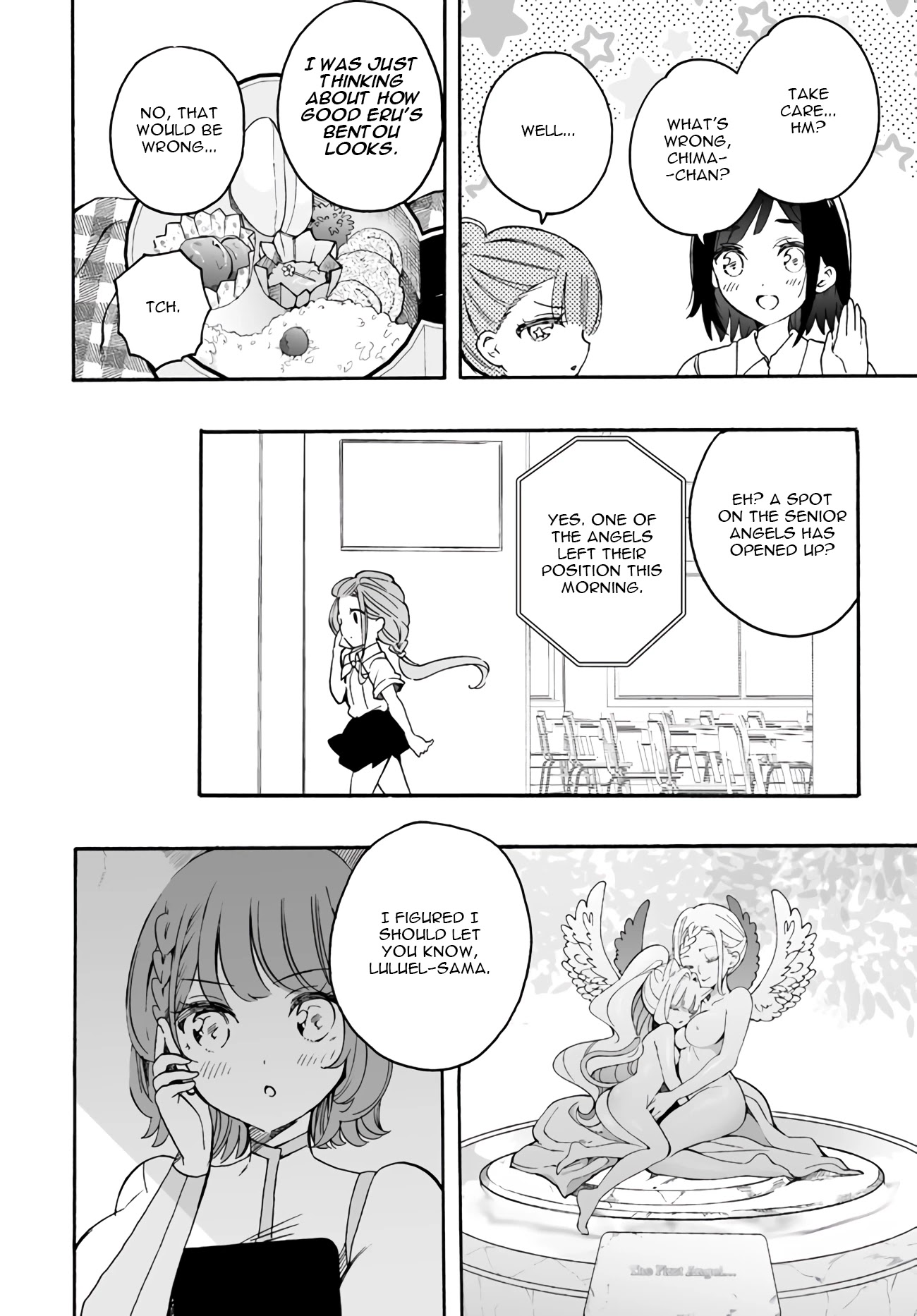 I'm an Elite Angel, But I'm Troubled By an Impregnable High School Girl Chapter 15 page 4 - Chapter 15: The Angel is Worried