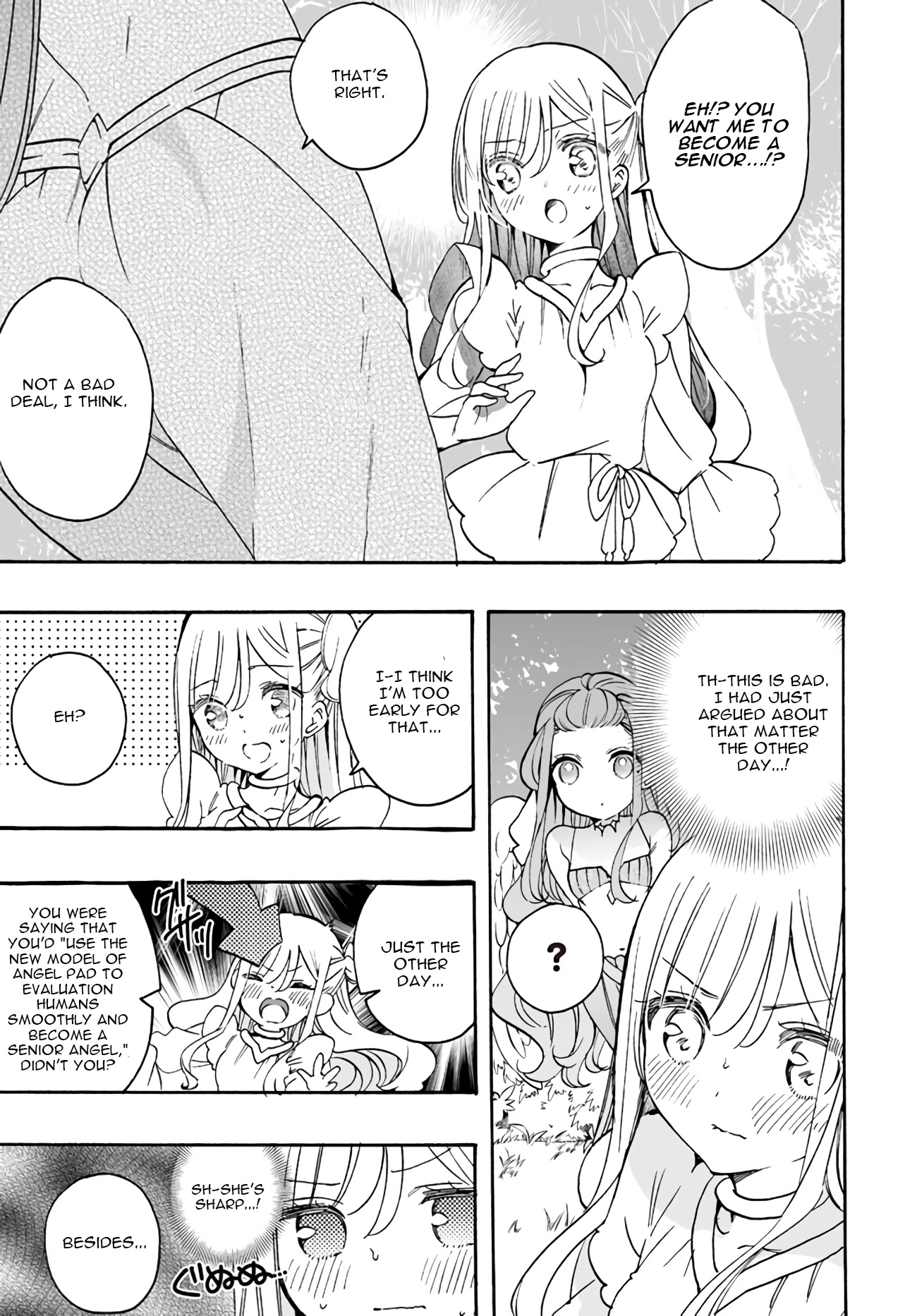 I'm an Elite Angel, But I'm Troubled By an Impregnable High School Girl Chapter 15 page 9 - Chapter 15: The Angel is Worried