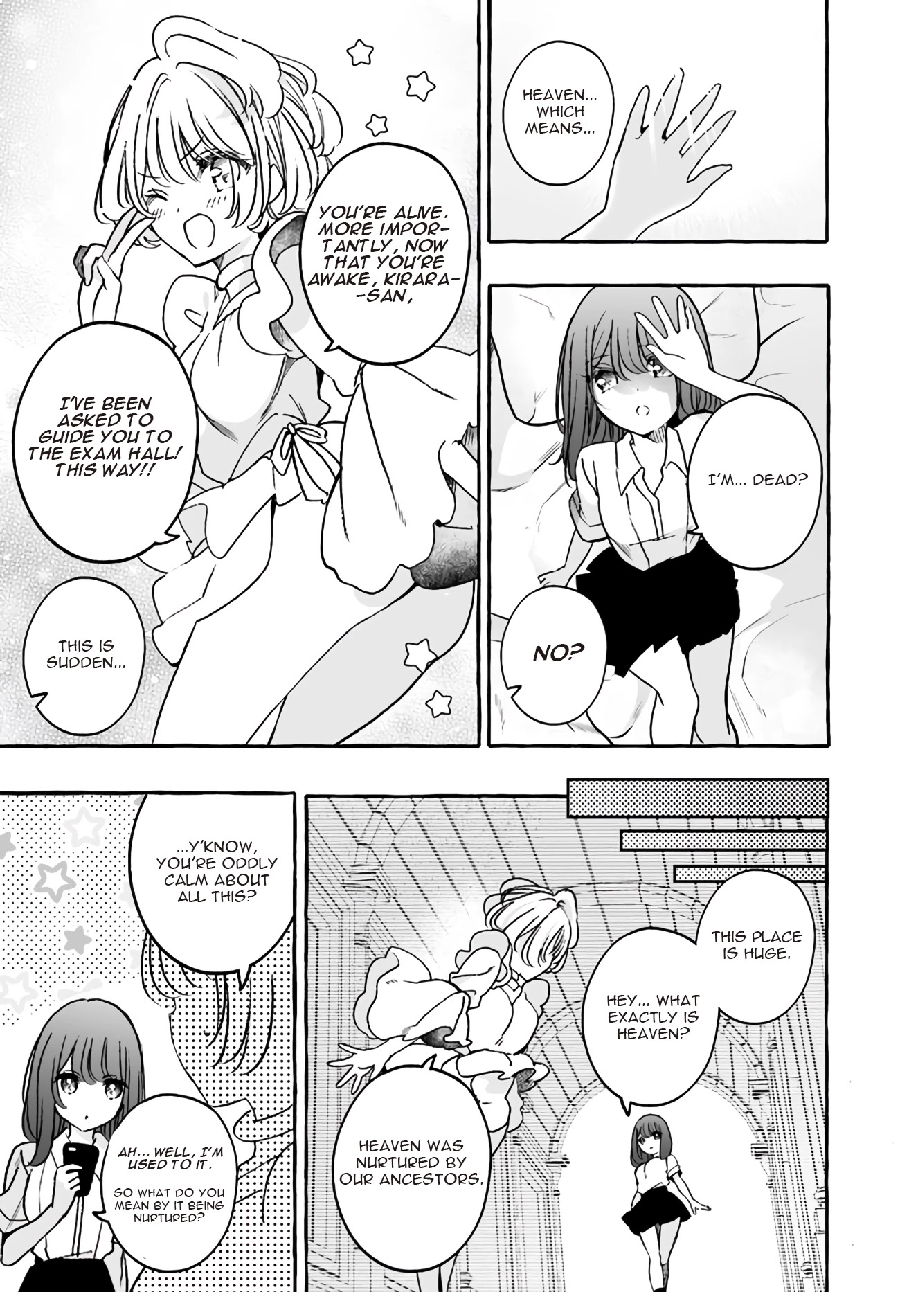 I'm an Elite Angel, But I'm Troubled By an Impregnable High School Girl Chapter 19 page 5 - Chapter 19: The Angels' Exam - 1