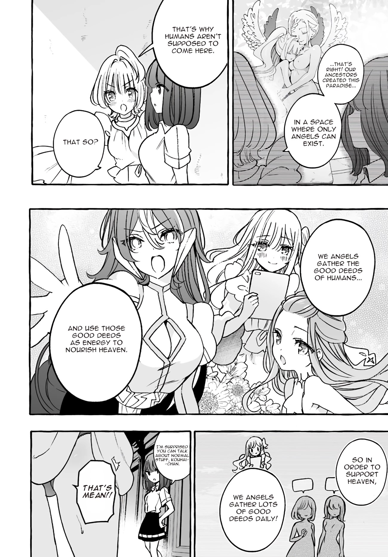 I'm an Elite Angel, But I'm Troubled By an Impregnable High School Girl Chapter 19 page 6 - Chapter 19: The Angels' Exam - 1