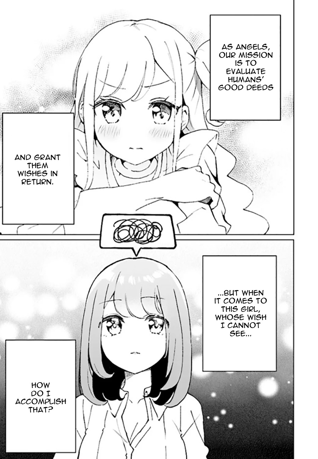 I'm an Elite Angel, But I'm Troubled By an Impregnable High School Girl Chapter 2 page 1 - Chapter 2: The Angel is Being Watched!?
