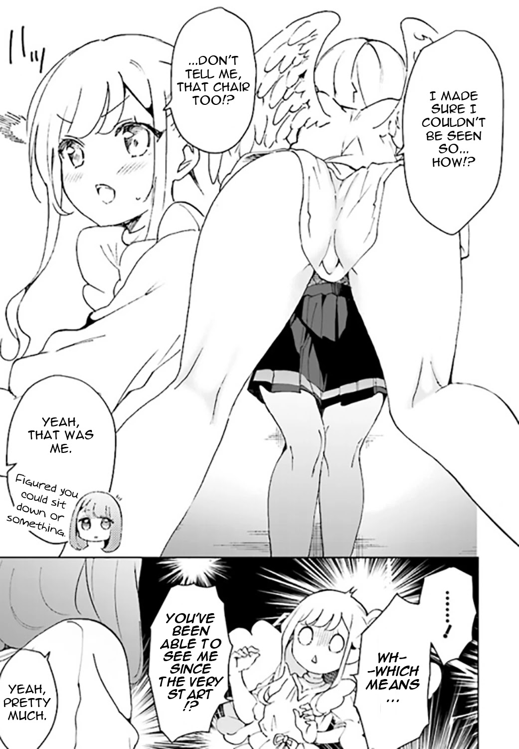 I'm an Elite Angel, But I'm Troubled By an Impregnable High School Girl Chapter 2 page 15 - Chapter 2: The Angel is Being Watched!?