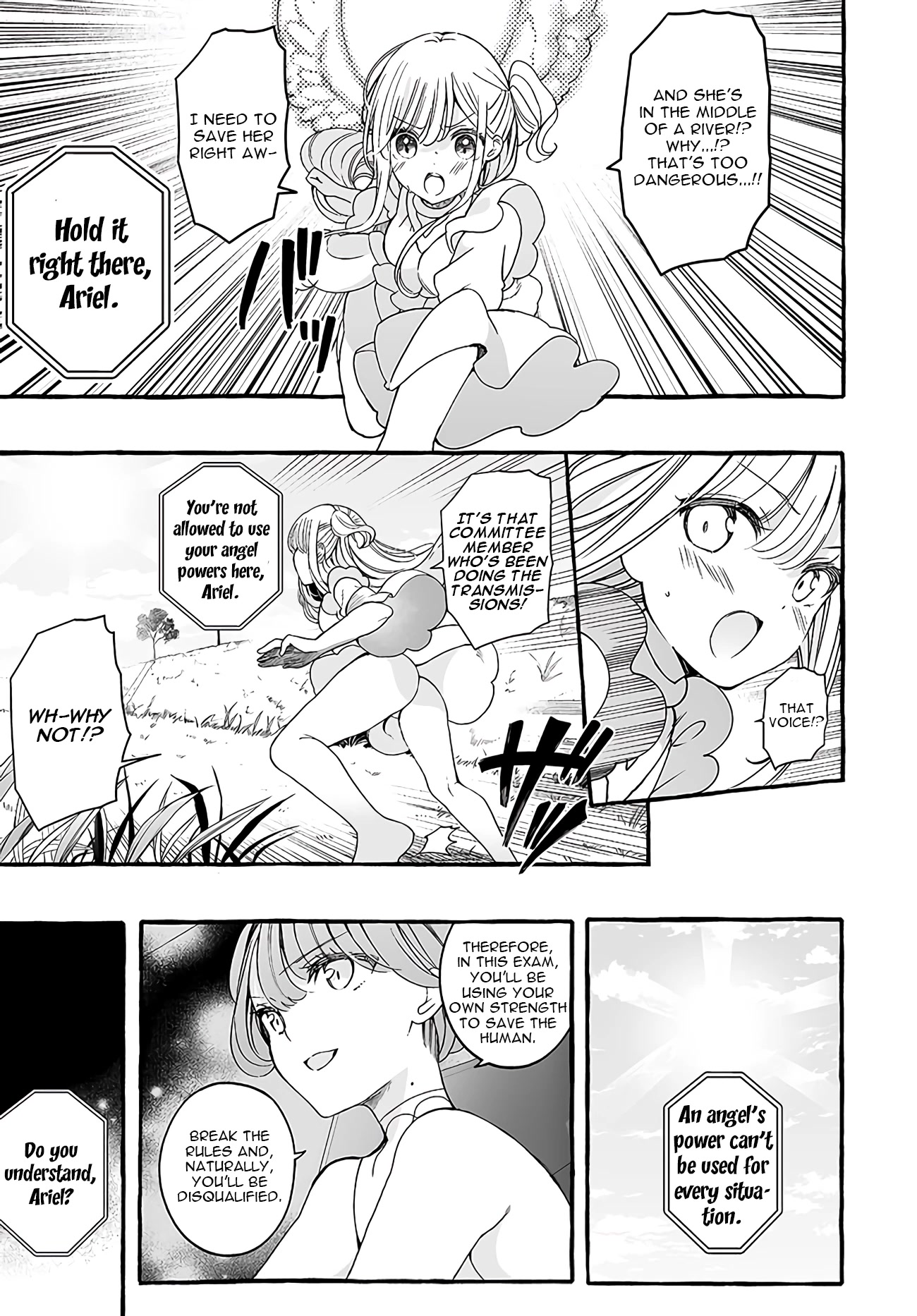 I'm an Elite Angel, But I'm Troubled By an Impregnable High School Girl Chapter 22 page 3 - Chapter 22: The Angels' Exam Part 4