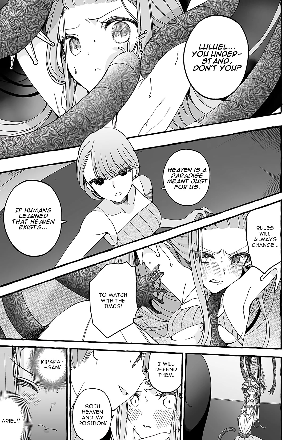 I'm an Elite Angel, But I'm Troubled By an Impregnable High School Girl Chapter 22 page 9 - Chapter 22: The Angels' Exam Part 4
