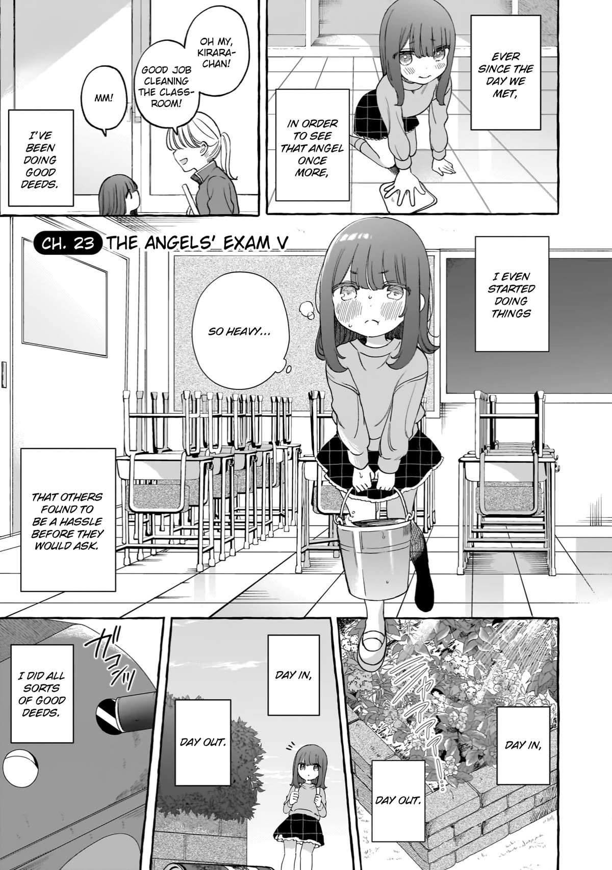I'm an Elite Angel, But I'm Troubled By an Impregnable High School Girl Chapter 23 page 1 - Chapter 23: The Angels' Exam Part 5