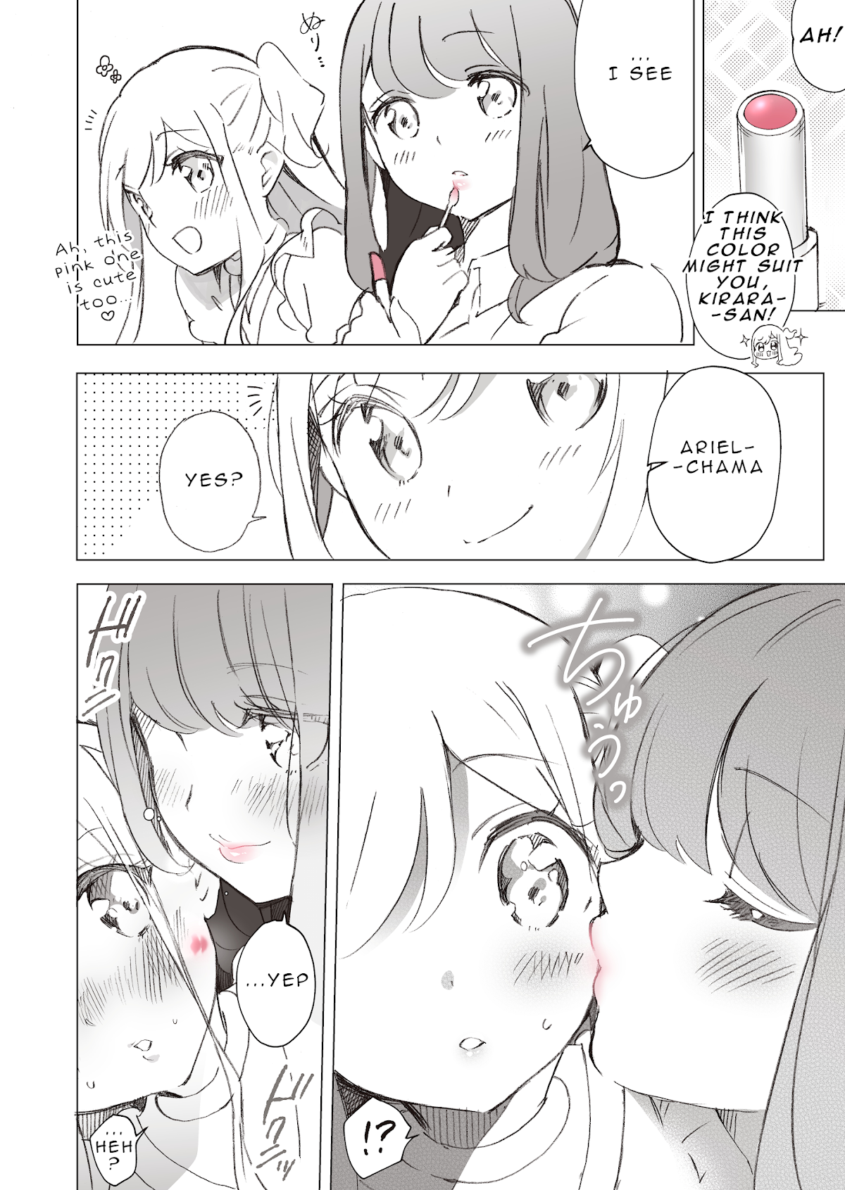 I'm an Elite Angel, But I'm Troubled By an Impregnable High School Girl Chapter 3.5 page 2 - Chapter 3.5: Kiss on the Cheek (Extra)