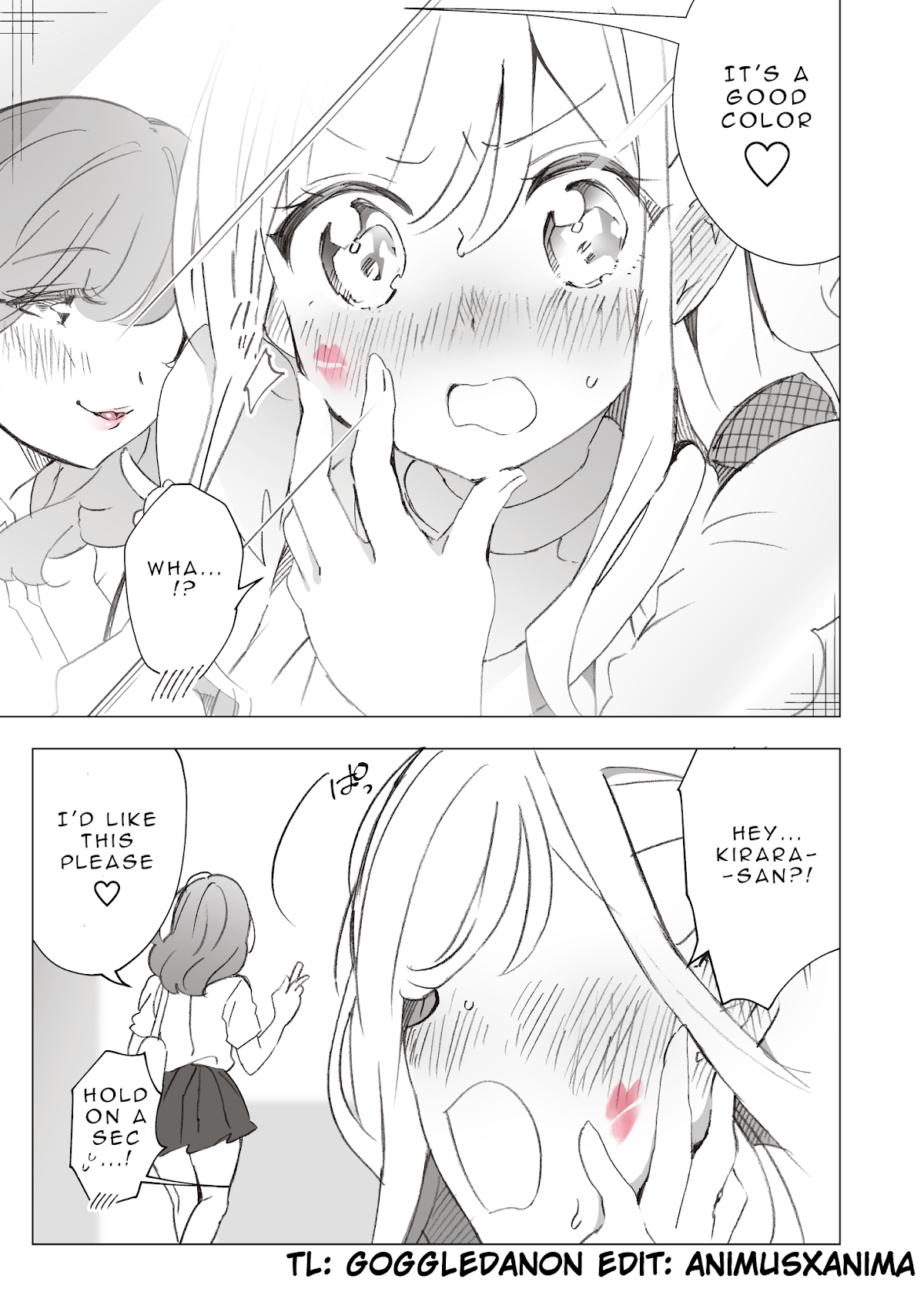 I'm an Elite Angel, But I'm Troubled By an Impregnable High School Girl Chapter 3.5 page 3 - Chapter 3.5: Kiss on the Cheek (Extra)