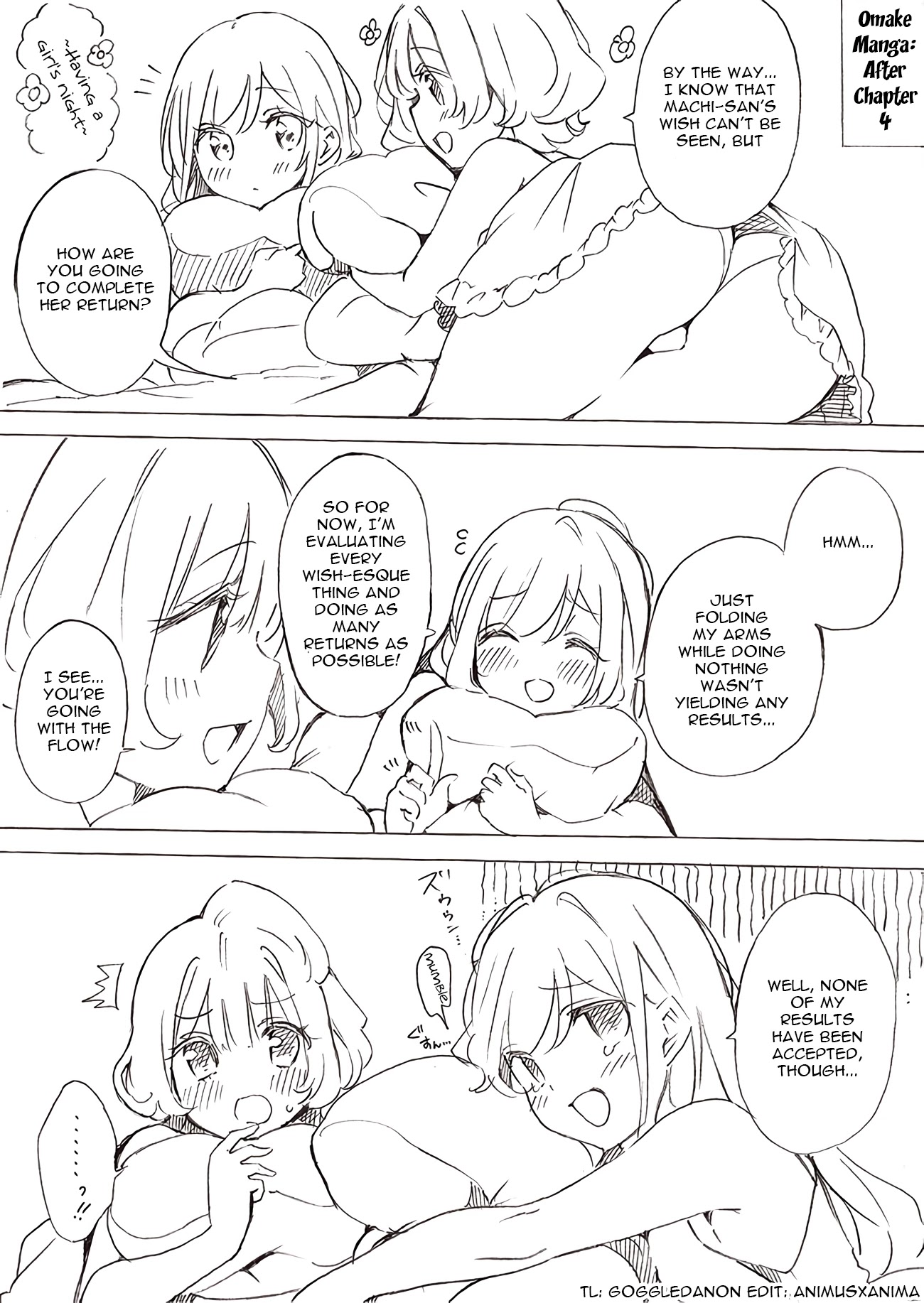 I'm an Elite Angel, But I'm Troubled By an Impregnable High School Girl Chapter 4.5 page 1 - Chapter 4.5: Omake