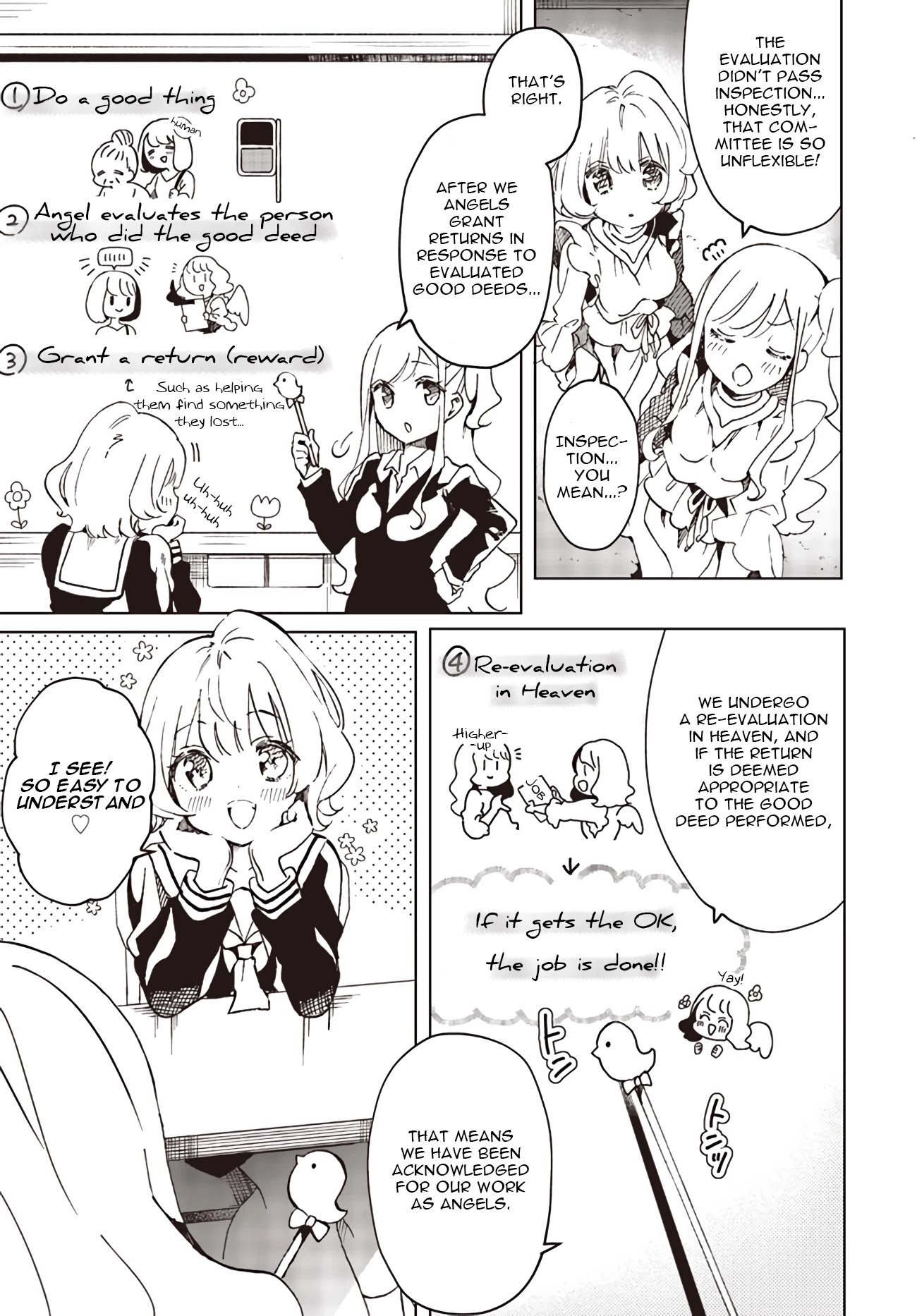 I'm an Elite Angel, But I'm Troubled By an Impregnable High School Girl Chapter 4 page 3 - Chapter 4: I Want To Support My Junior Angel