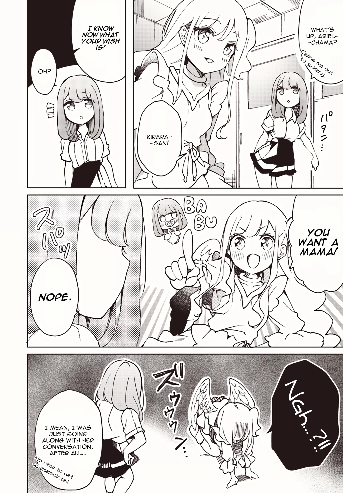 I'm an Elite Angel, But I'm Troubled By an Impregnable High School Girl Chapter 5 page 6 - Chapter 5: The Angel Wants to Be a Mama