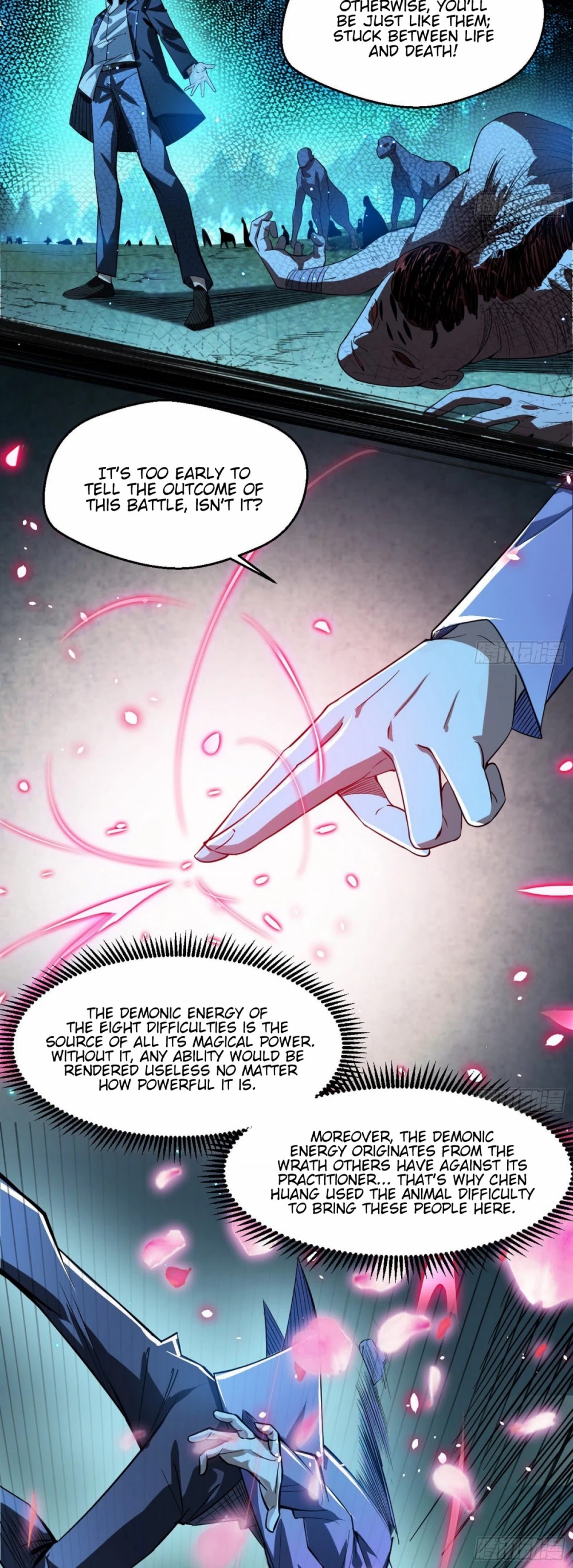 I'm an Evil God Chapter 100 page 37 - Chapter 100: The Final Battle - Raking In An Unprecedented Harvest