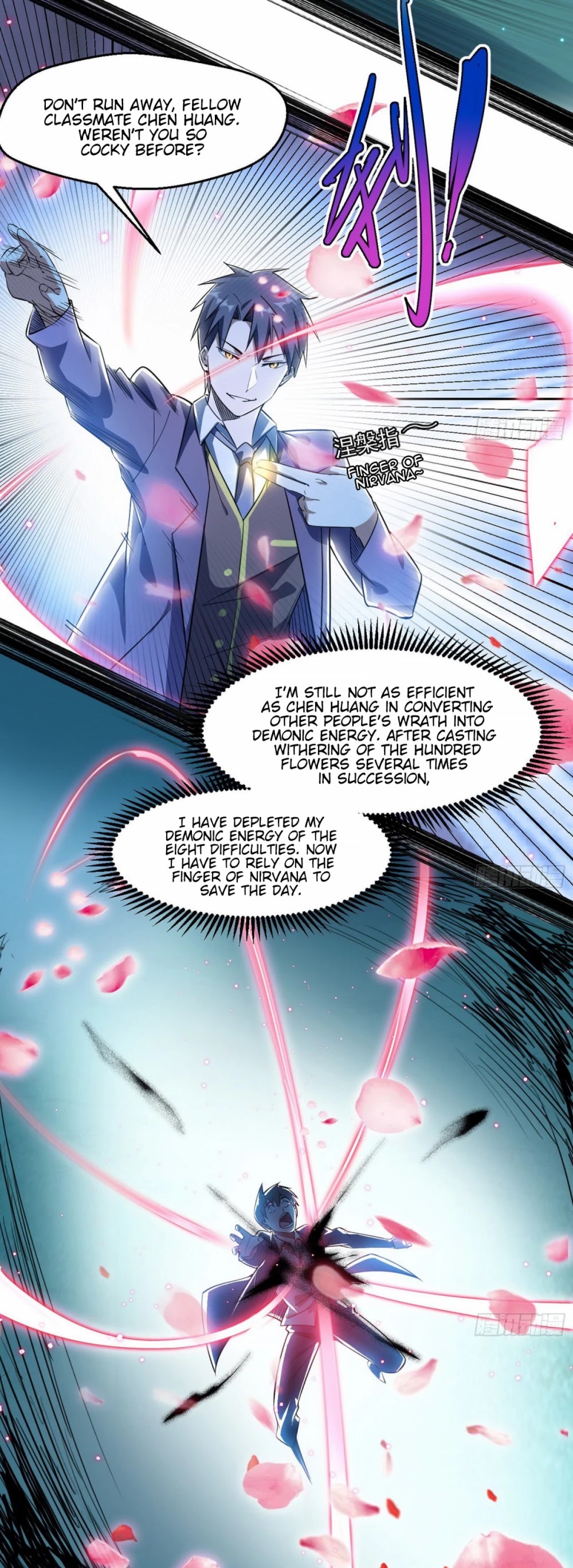 I'm an Evil God Chapter 100 page 44 - Chapter 100: The Final Battle - Raking In An Unprecedented Harvest