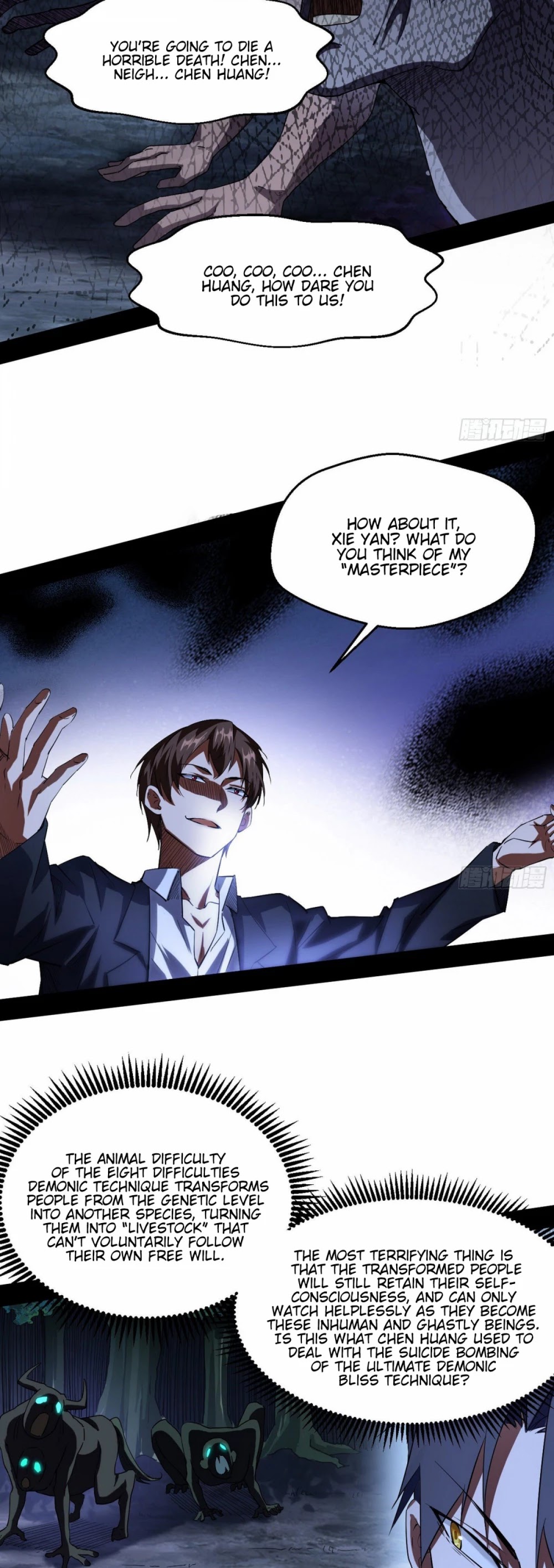 I'm an Evil God Chapter 100 page 7 - Chapter 100: The Final Battle - Raking In An Unprecedented Harvest