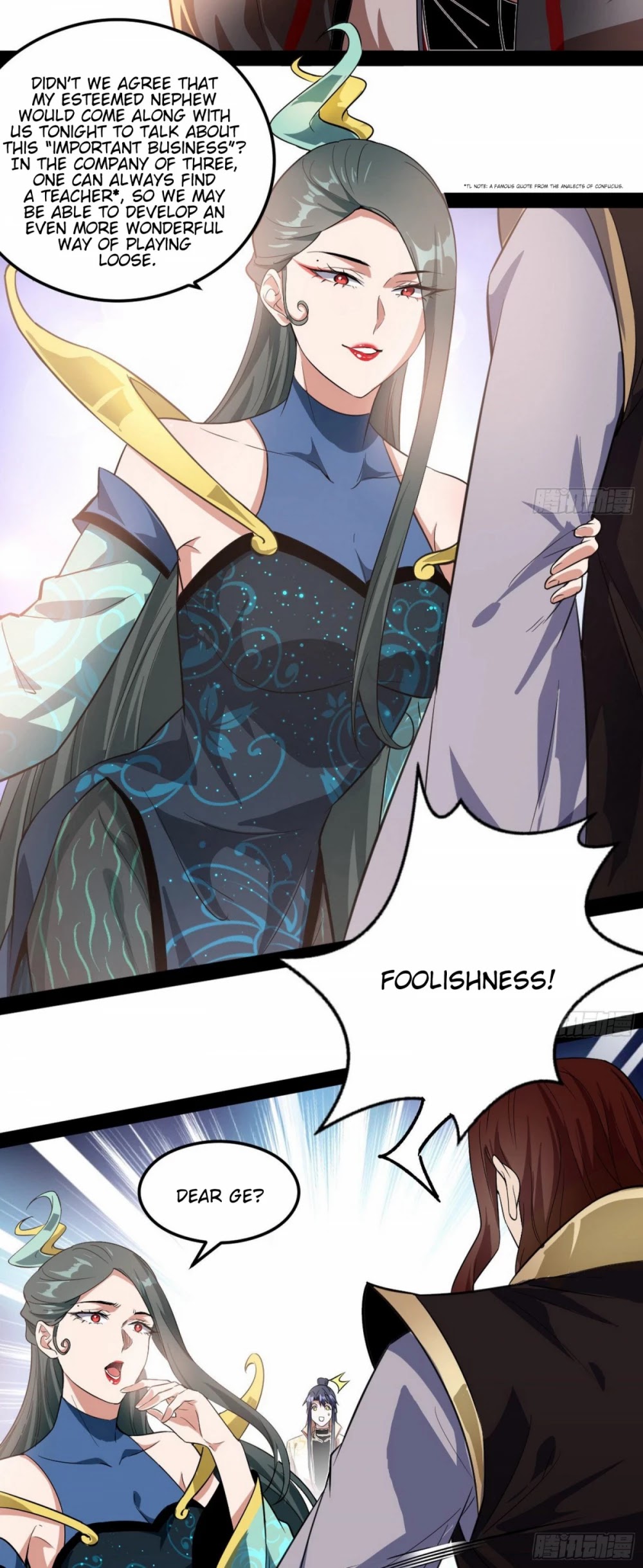 I'm an Evil God Chapter 103 page 4 - Chapter 103: Do You Choose Your Son Or Your Lover?