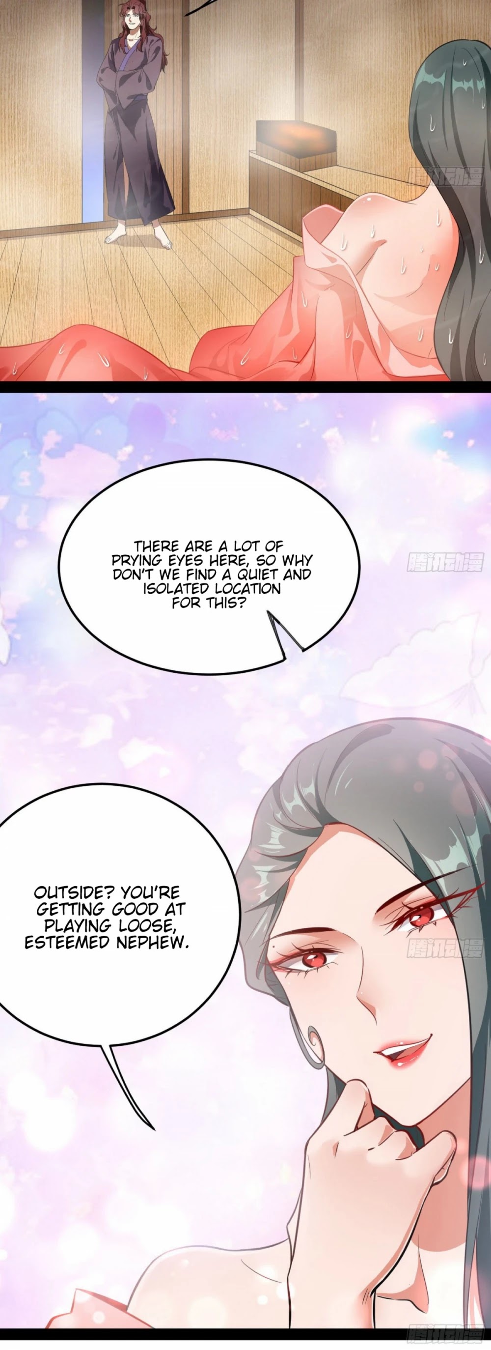 I'm an Evil God Chapter 103 page 40 - Chapter 103: Do You Choose Your Son Or Your Lover?