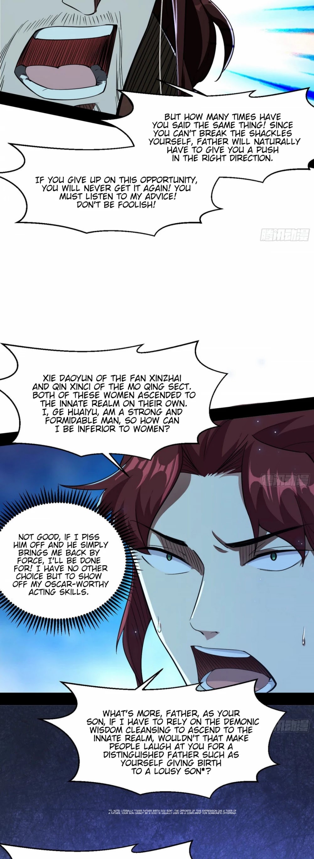 I'm an Evil God Chapter 105 page 15 - Chapter 105: Too Risky, Change Of Plans