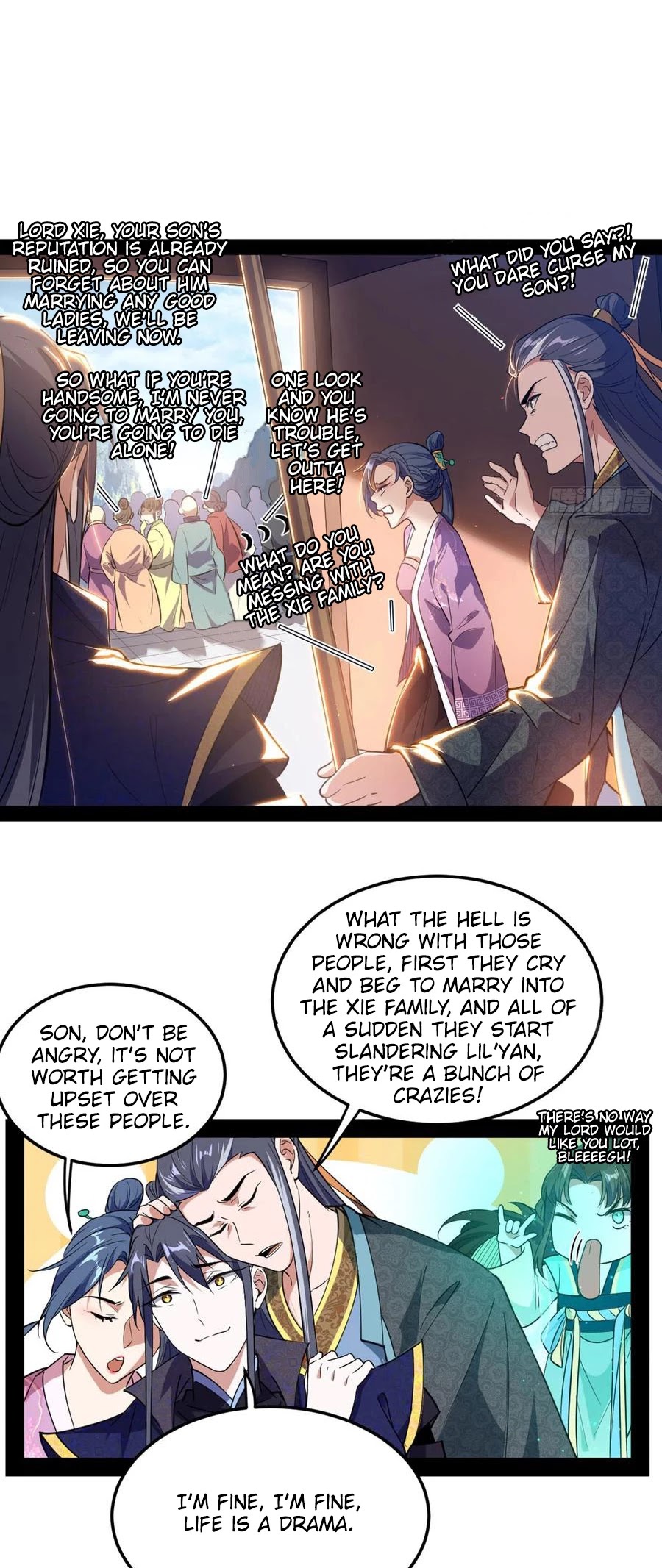 I'm an Evil God Chapter 109 page 21 - Chapter 109: You're messing with the wrong person