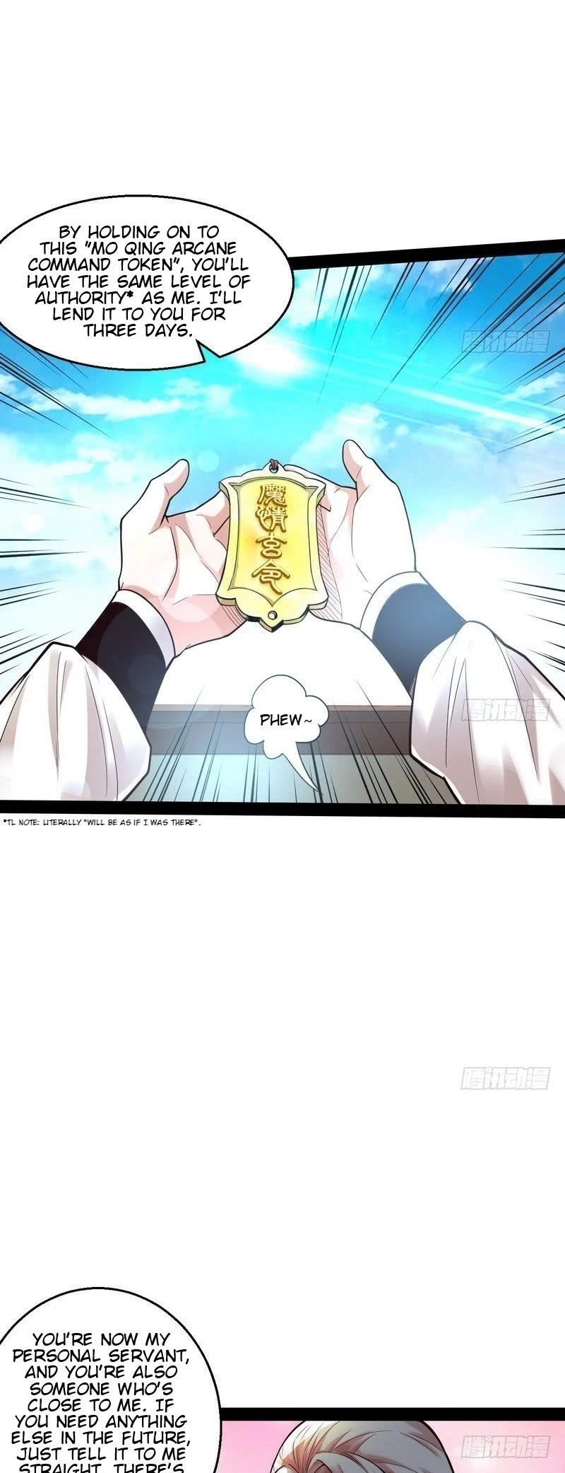 I'm an Evil God Chapter 11 page 21 - Chapter 11: Venerable Stable Lad From The Famous Autumn Mountain, Stop Right There!