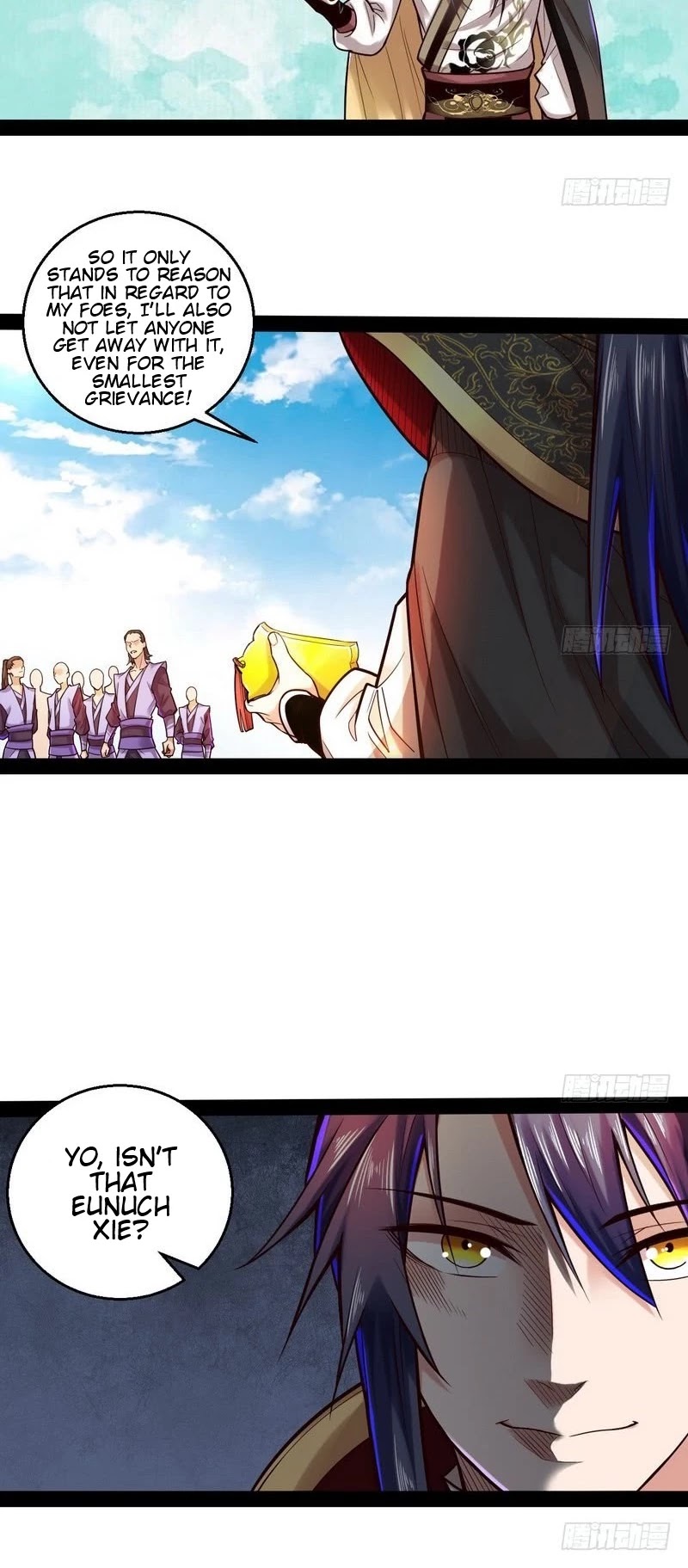 I'm an Evil God Chapter 11 page 26 - Chapter 11: Venerable Stable Lad From The Famous Autumn Mountain, Stop Right There!