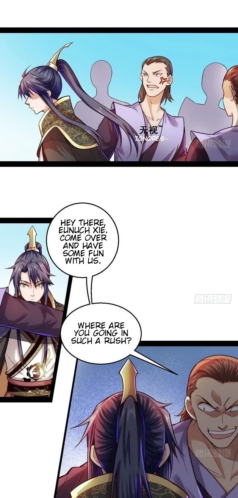 I'm an Evil God Chapter 11 page 29 - Chapter 11: Venerable Stable Lad From The Famous Autumn Mountain, Stop Right There!