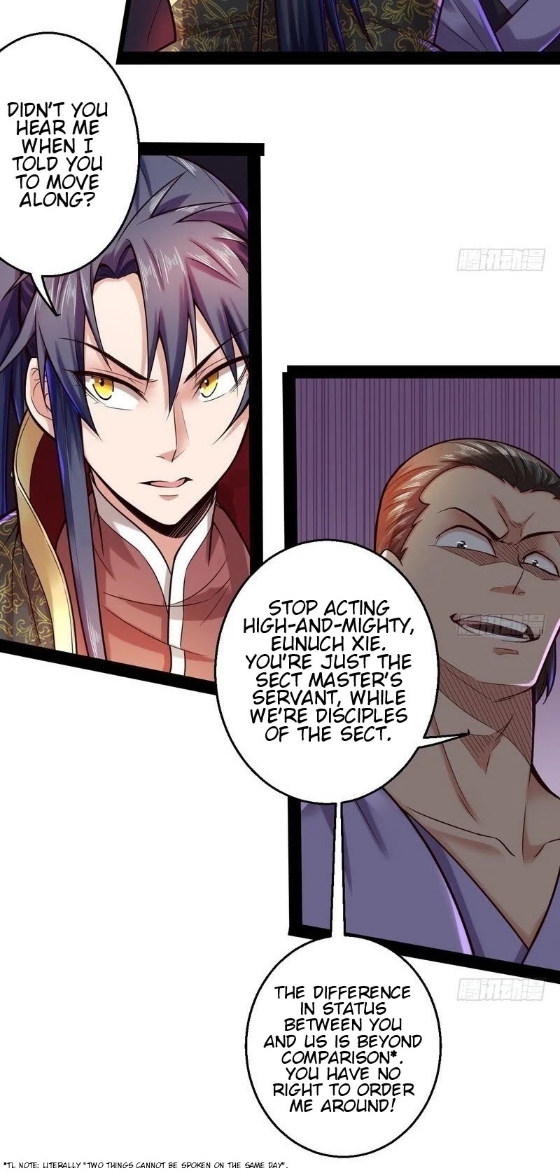 I'm an Evil God Chapter 11 page 30 - Chapter 11: Venerable Stable Lad From The Famous Autumn Mountain, Stop Right There!