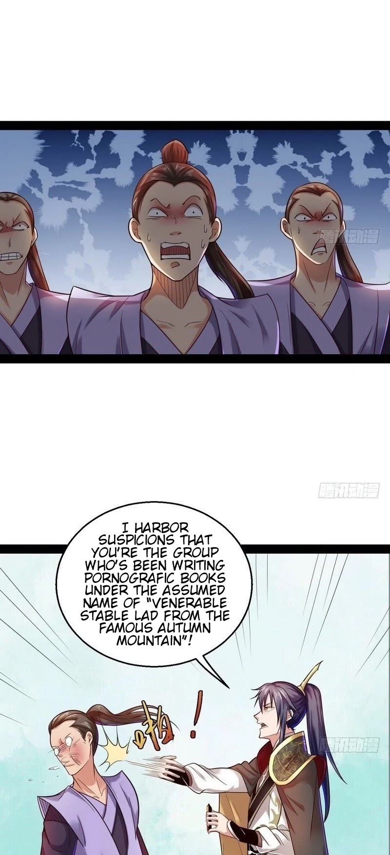 I'm an Evil God Chapter 11 page 34 - Chapter 11: Venerable Stable Lad From The Famous Autumn Mountain, Stop Right There!
